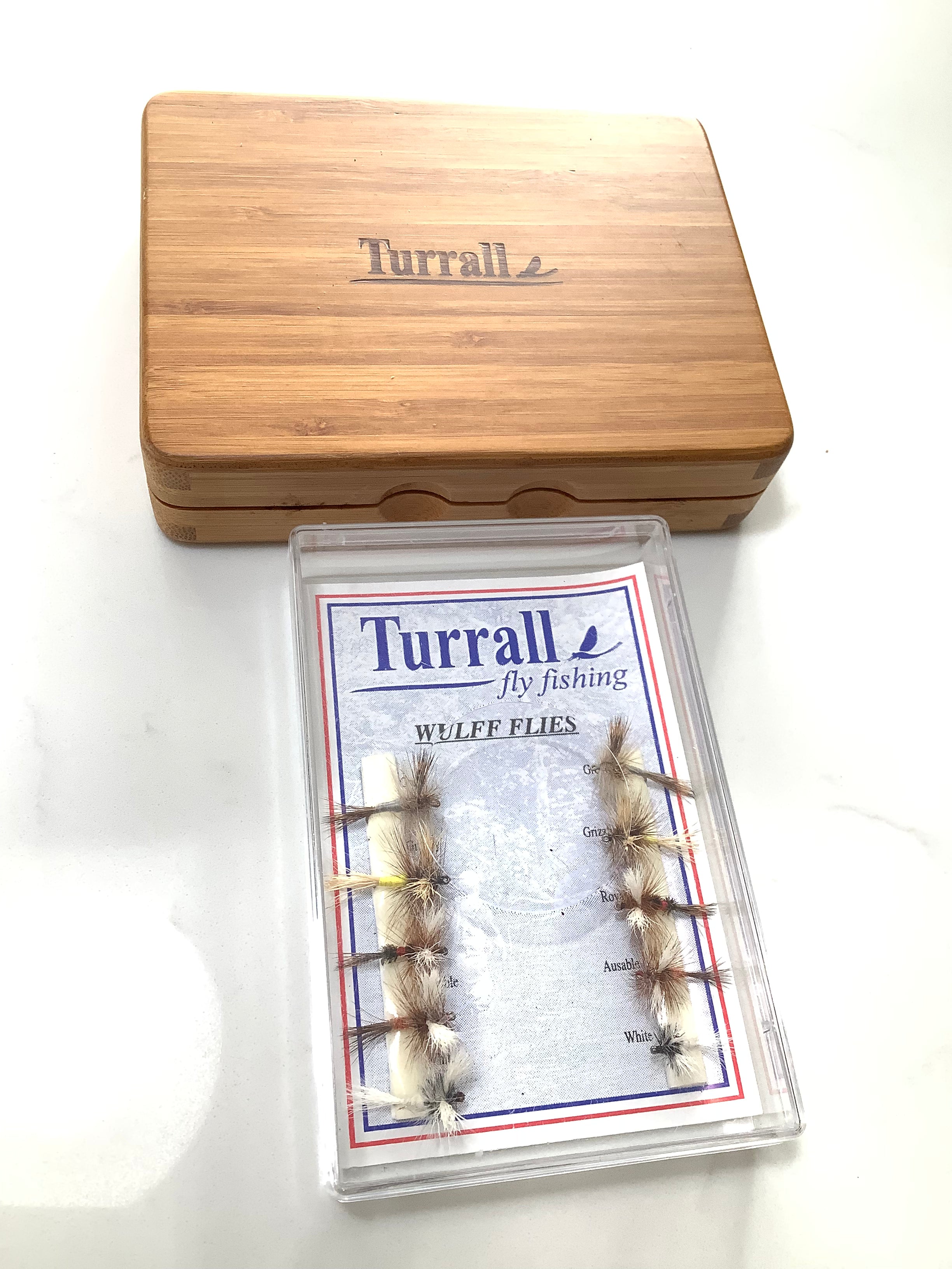 TURRALL Fly Box with Selection of NEW WULFF Flies – Antique & Vintage ...