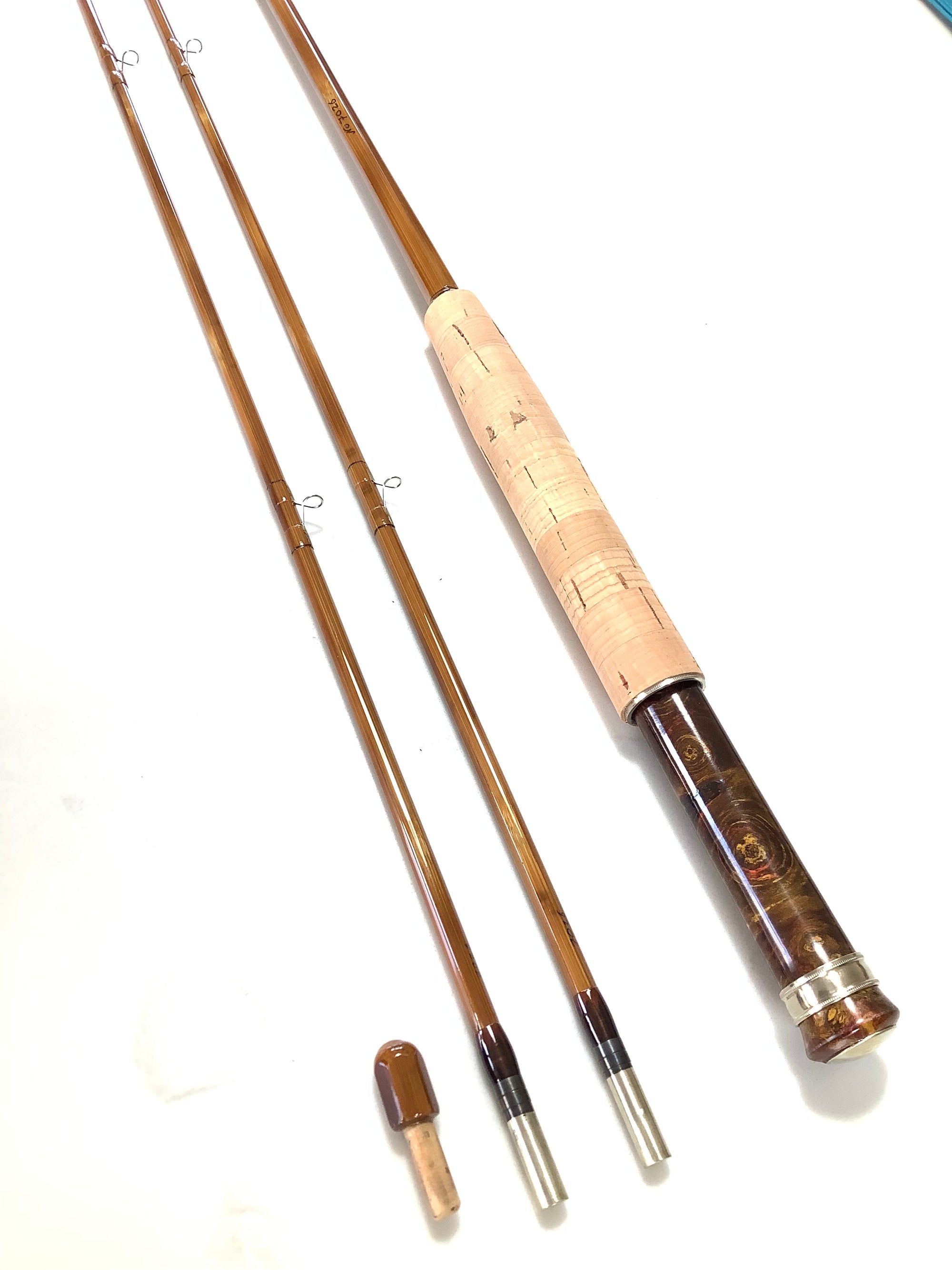 Stunning VANWICK Hand Crafted “THE CHALK STREAM DELUXE” 8ft Built Cane Fly Rod