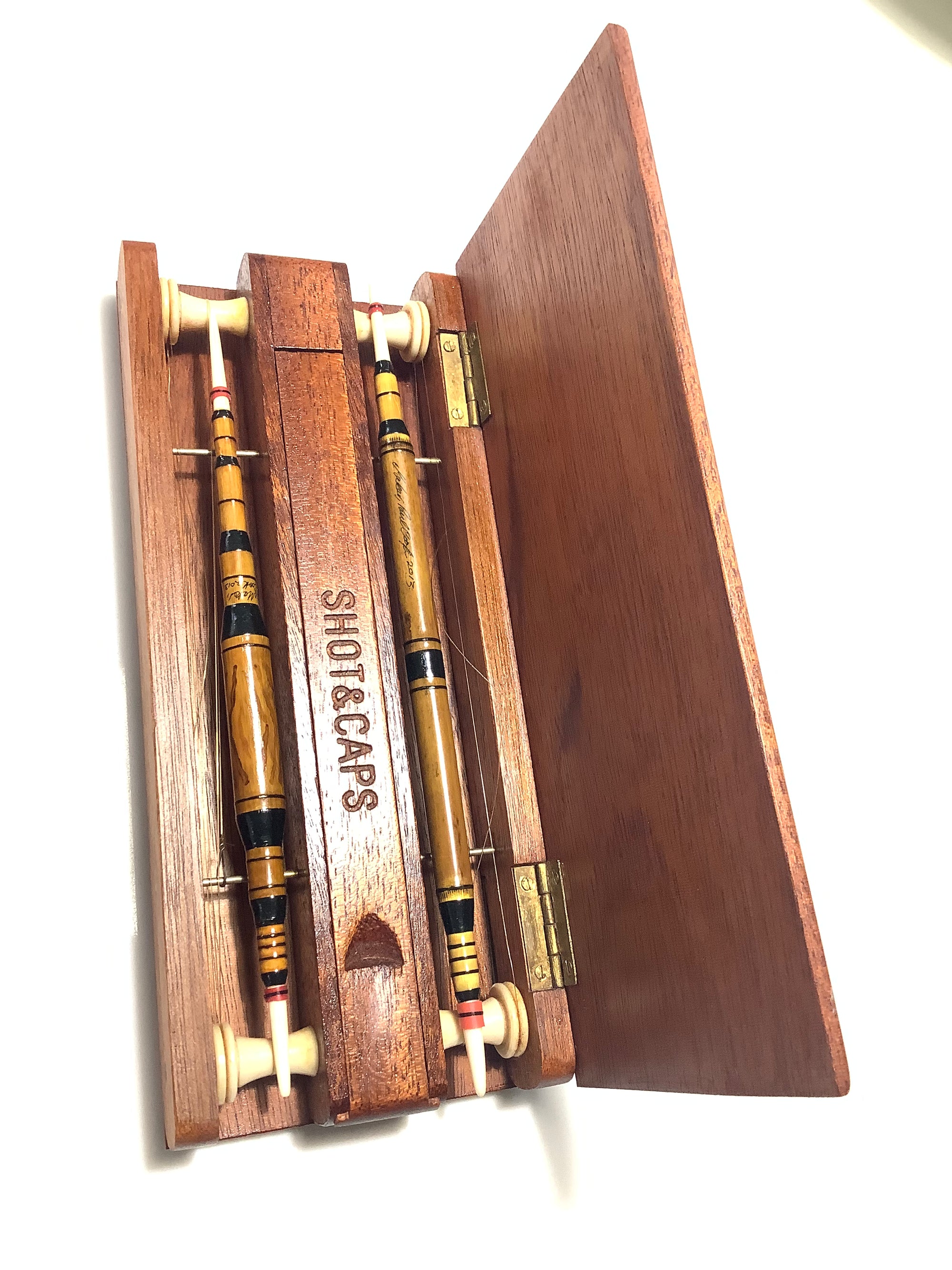 Rare PAUL COOK Float Winder/Holder with Floats