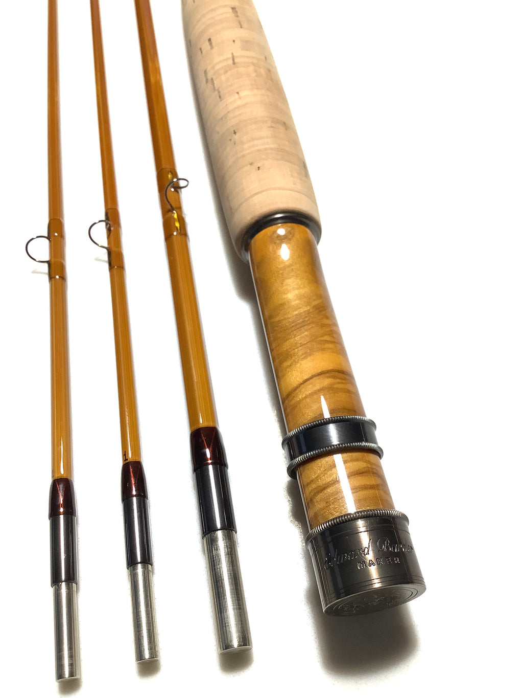 EDWARD BARDER Rod Co 7ft #4 Built Cane 3 pce Fly Rod