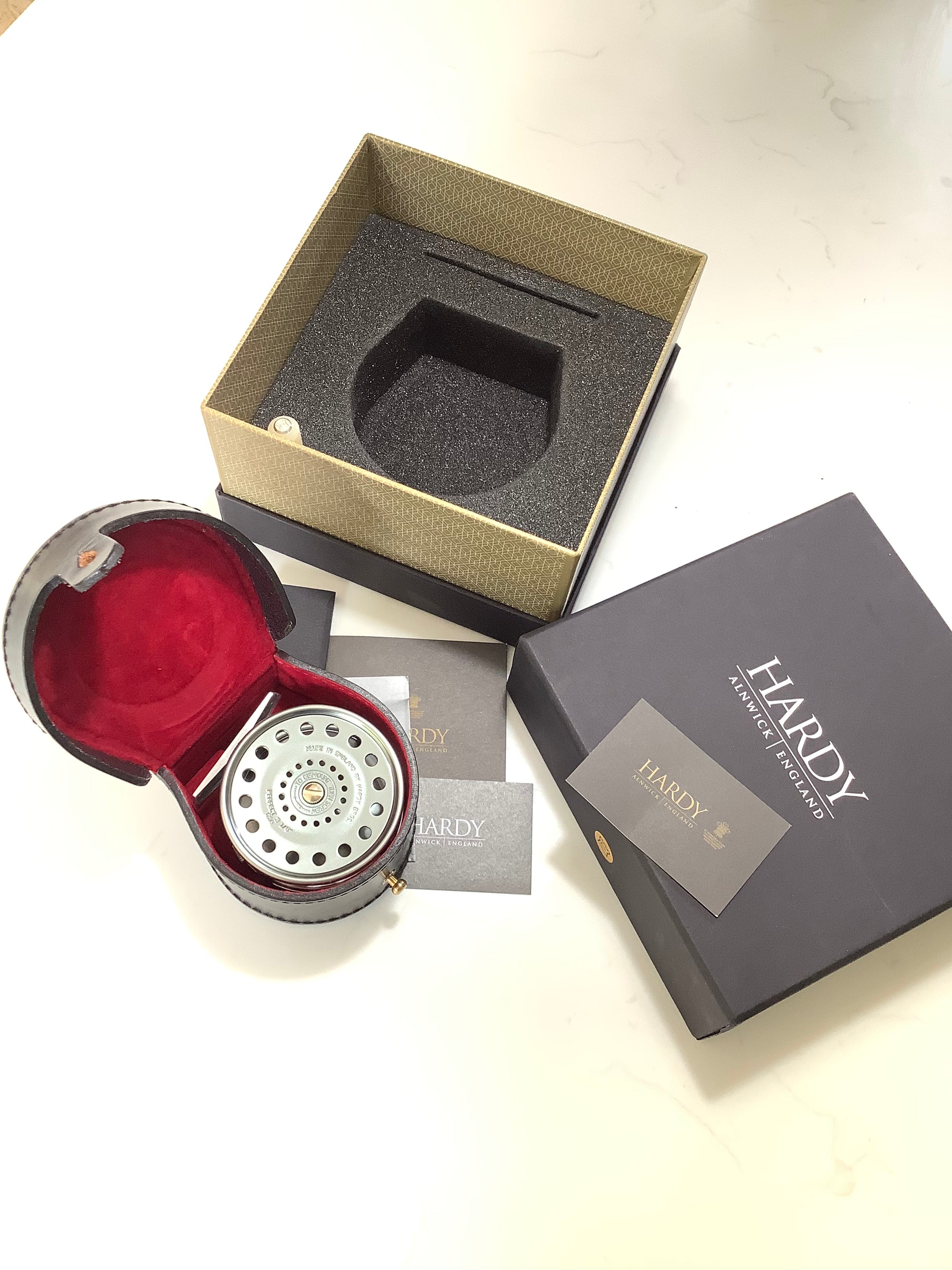 Hardy Bros CHARLES JARDINE Ltd Ed Artwork Rainbow Trout Perfect Fly Reel