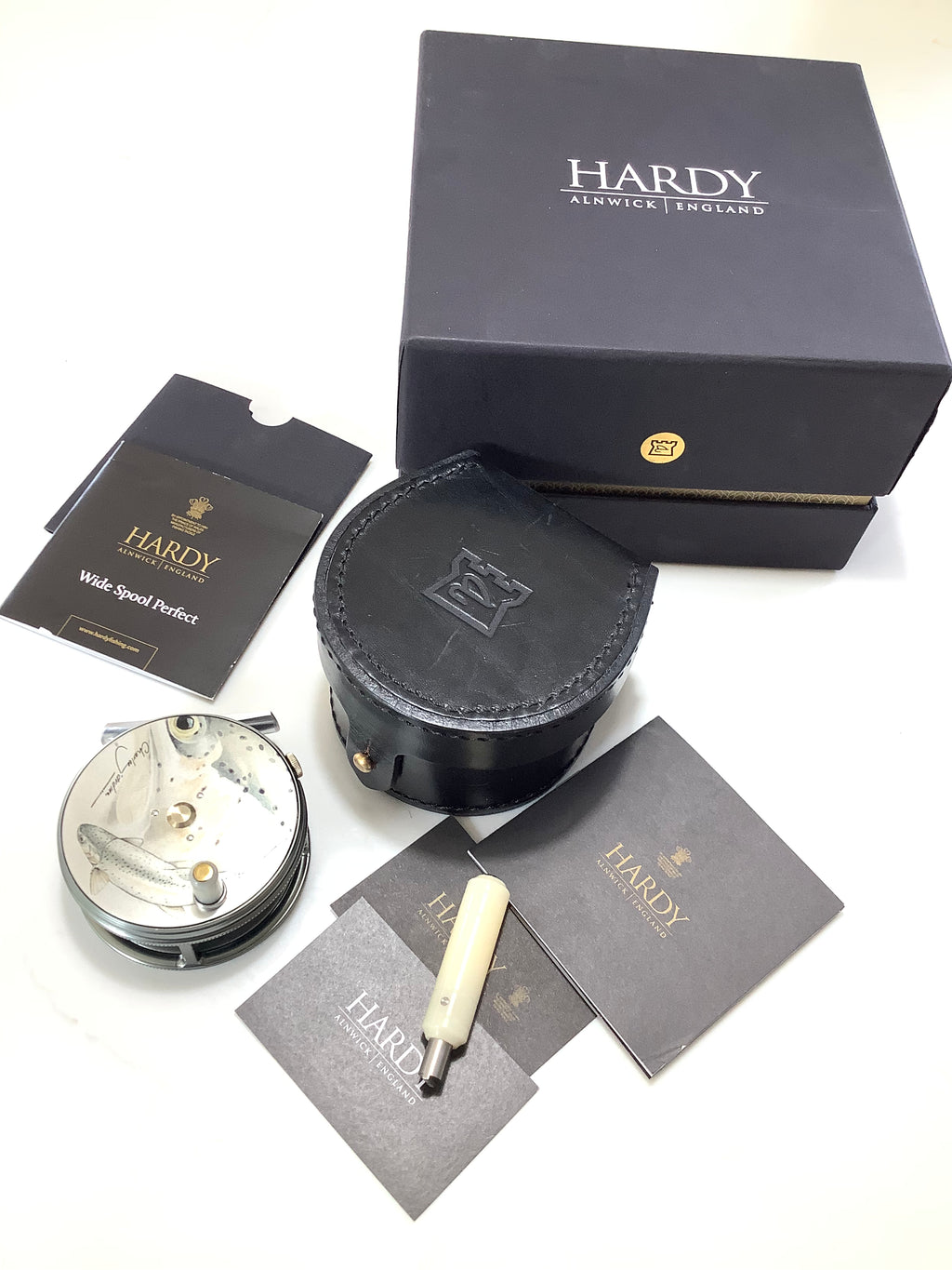 Hardy Bros CHARLES JARDINE Ltd Ed Artwork Rainbow Trout Perfect Fly Reel