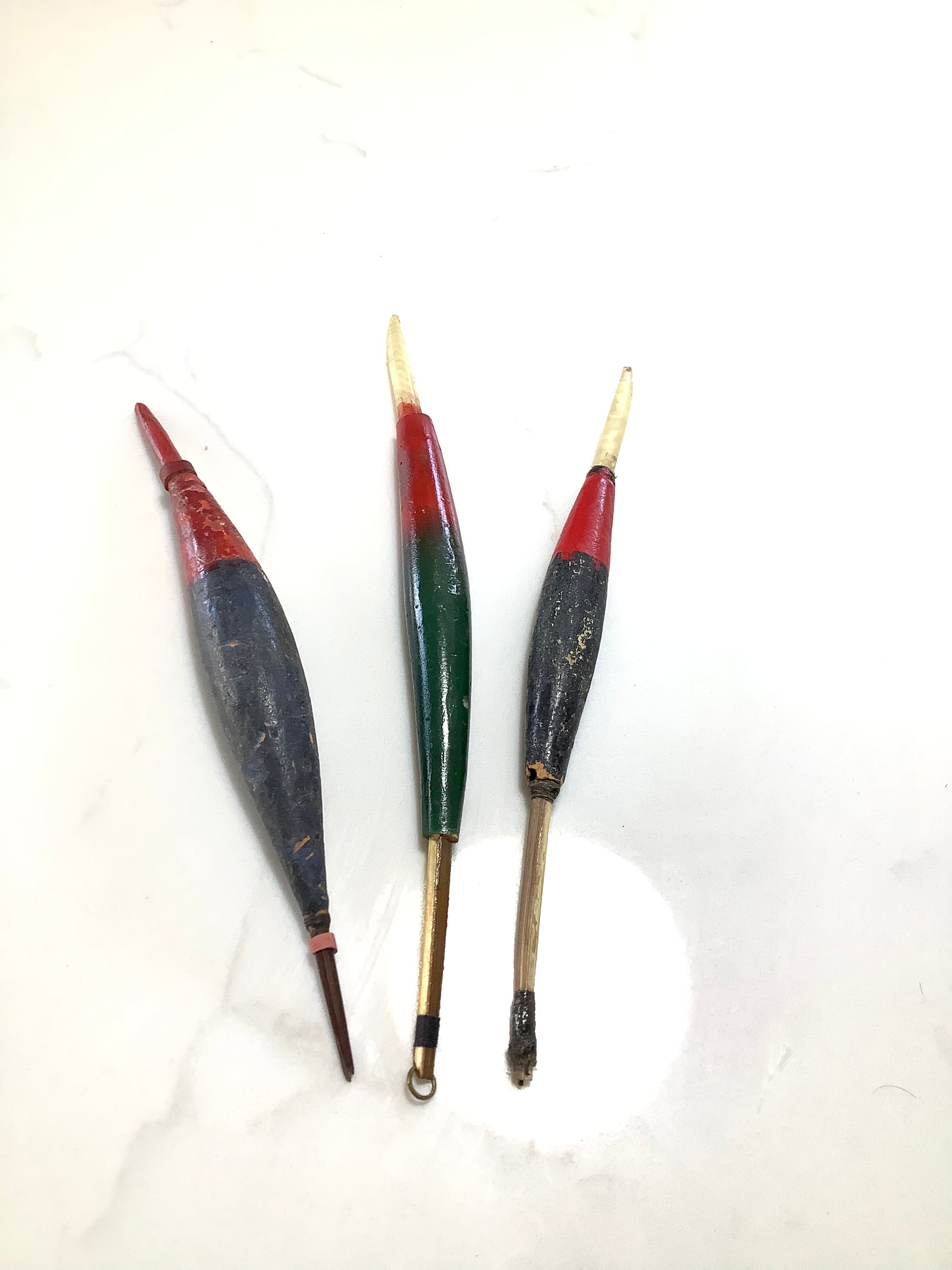 Rare Antique Nottingham/Trent Floats X 3