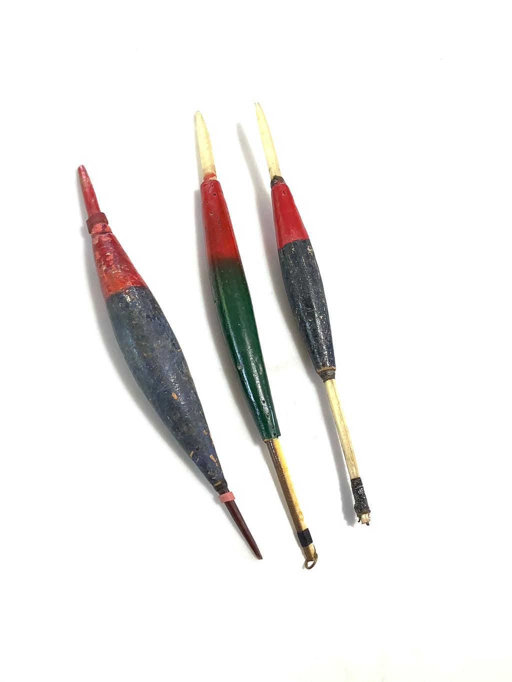 Rare Antique Nottingham/Trent Floats X 3