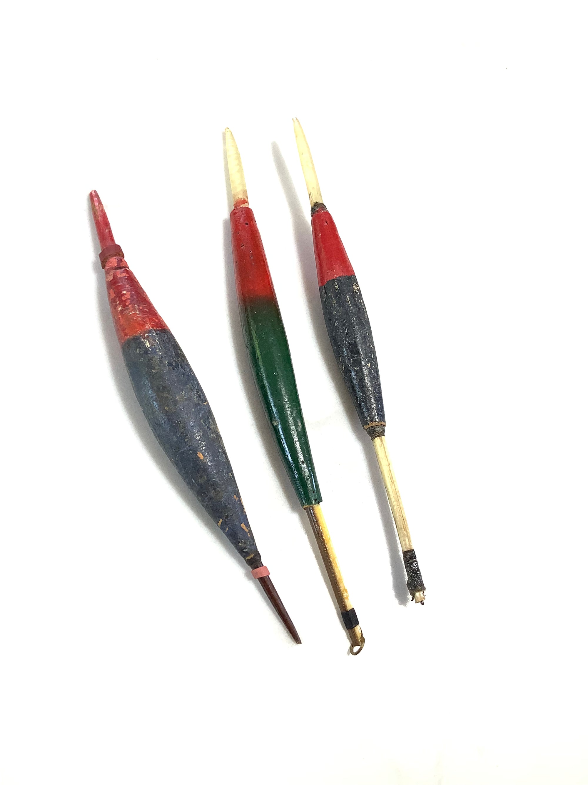 Rare Antique Nottingham/Trent Floats X 3