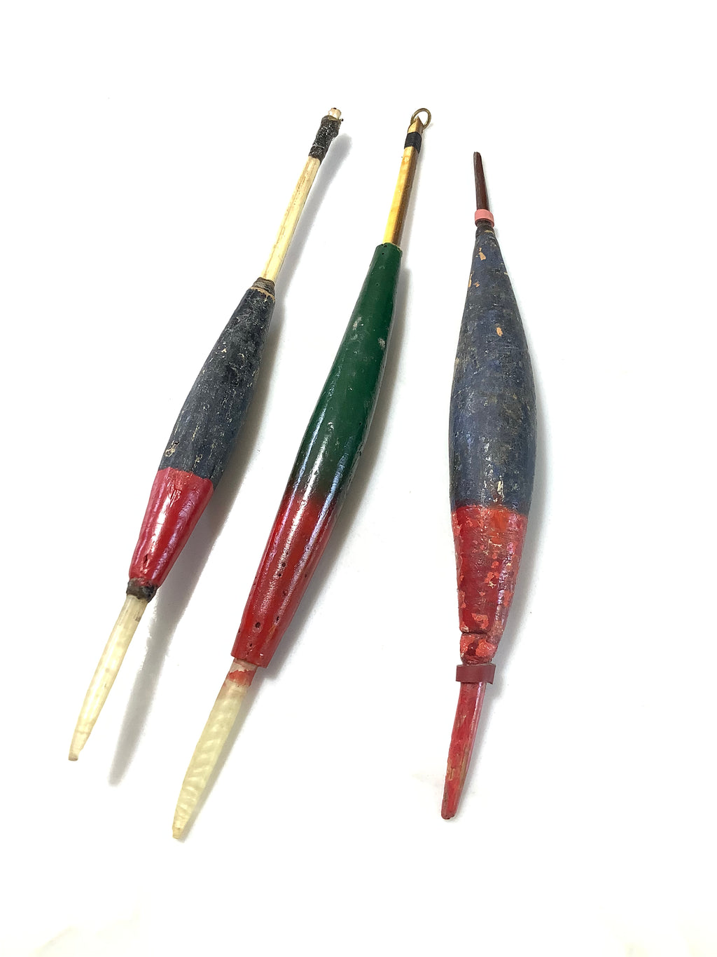 Rare Antique Nottingham/Trent Floats X 3
