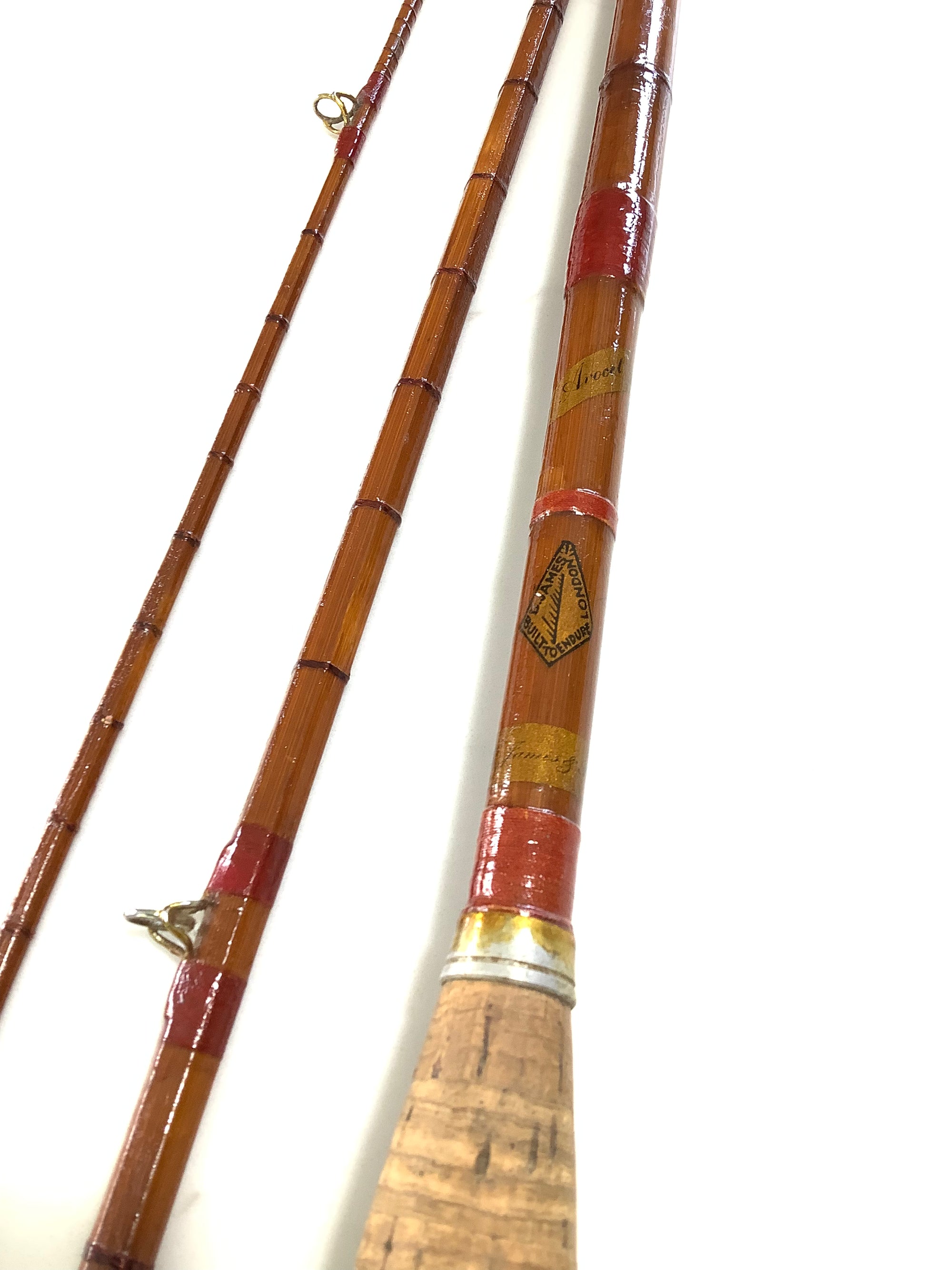 Ultra Rare B.James Built To Endure “ AVOCET” Built Cane Rod