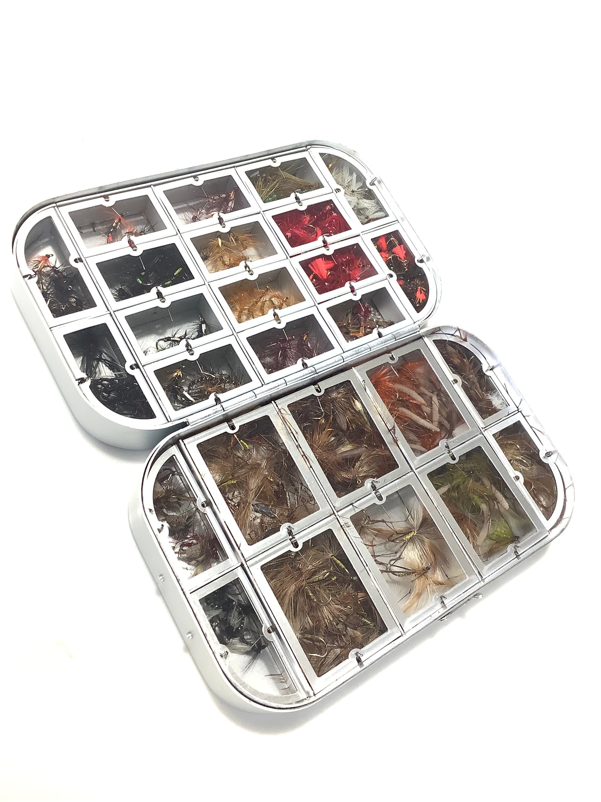 ORVIS By R.WHEATLEY Large DRY Fly Box with lots of Flies