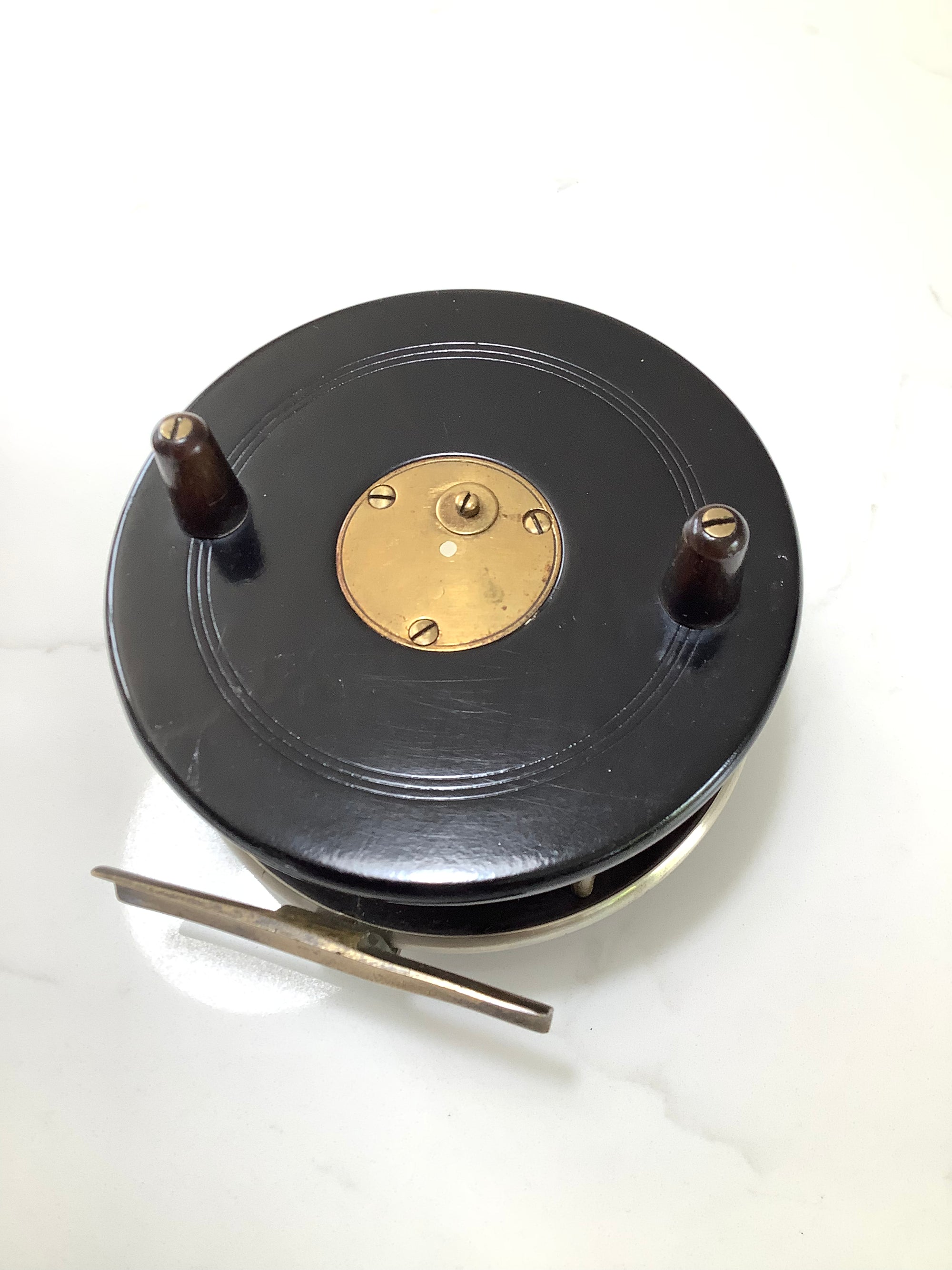 Antique 4 1/2” SLATER Combination Reel