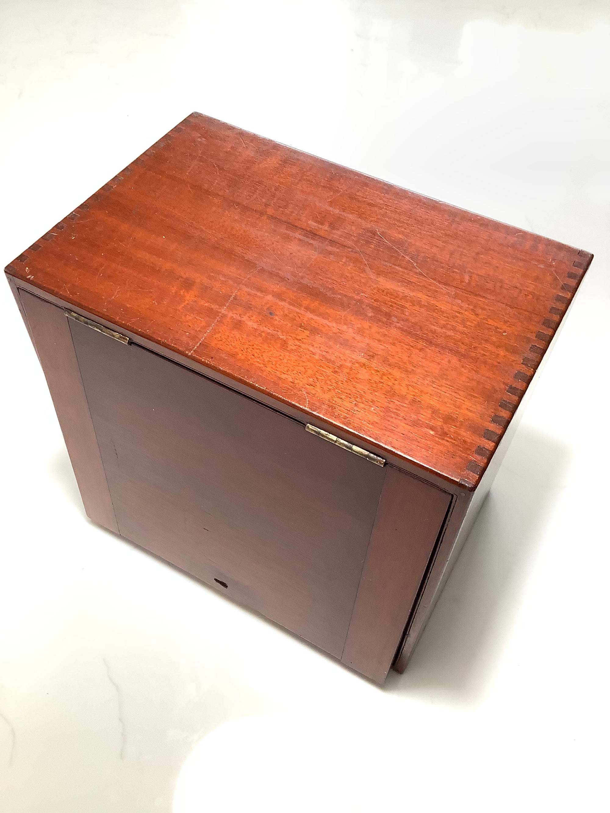Antique HARDY Bros UNIQUE Salmon Fly Cabinet Fully Loaded with Antique Flies