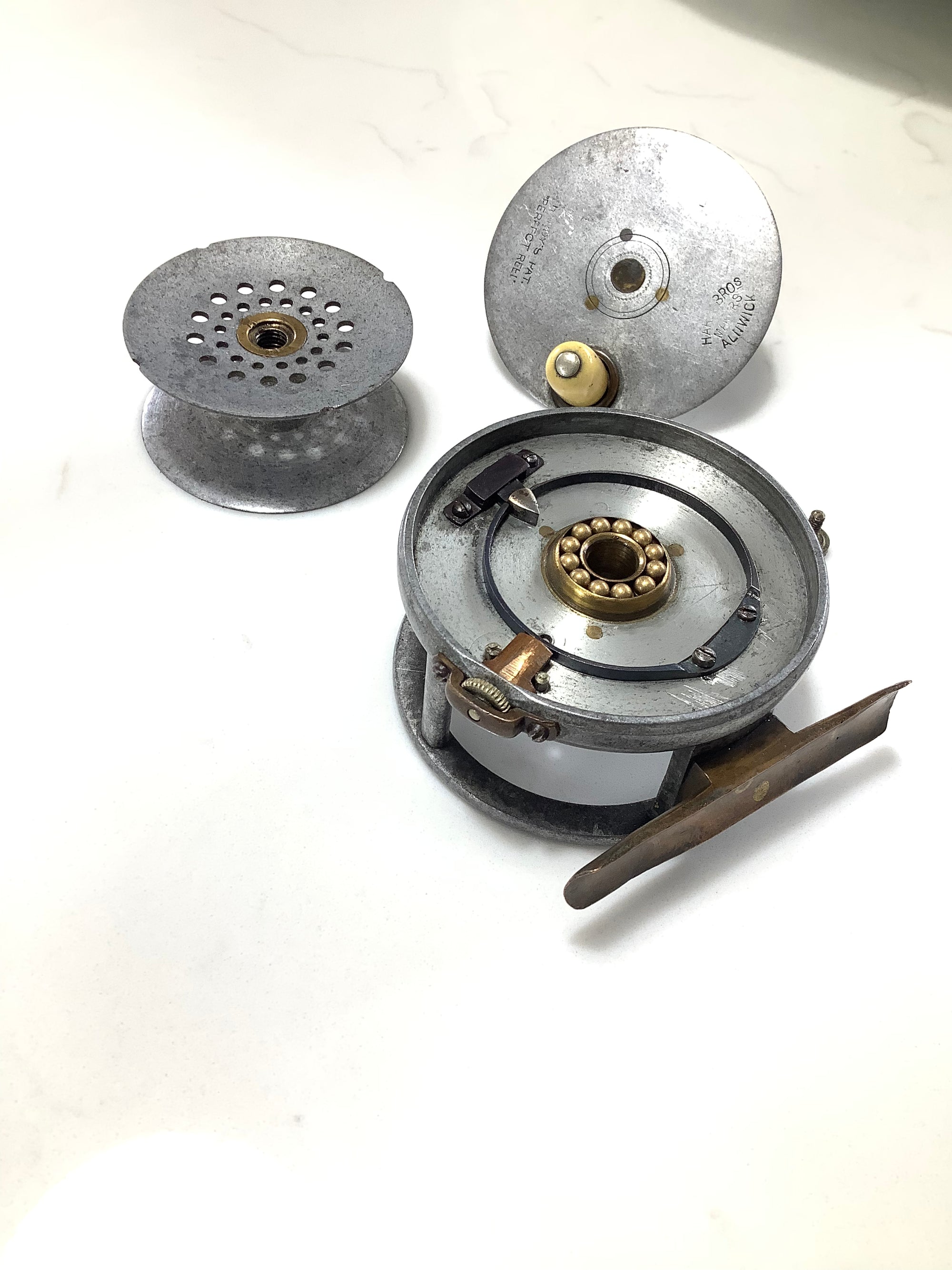 Rare Antique Hardy Bros 2 5/8” HOUGHTON Perfect Fly Reel