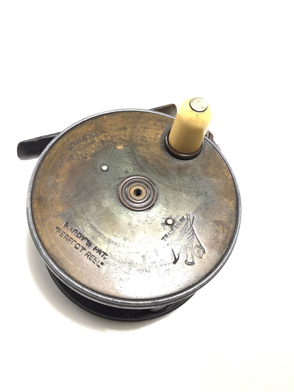 Very Rare 3” HARDY Bros Brass Faced Perfect Fly Reel