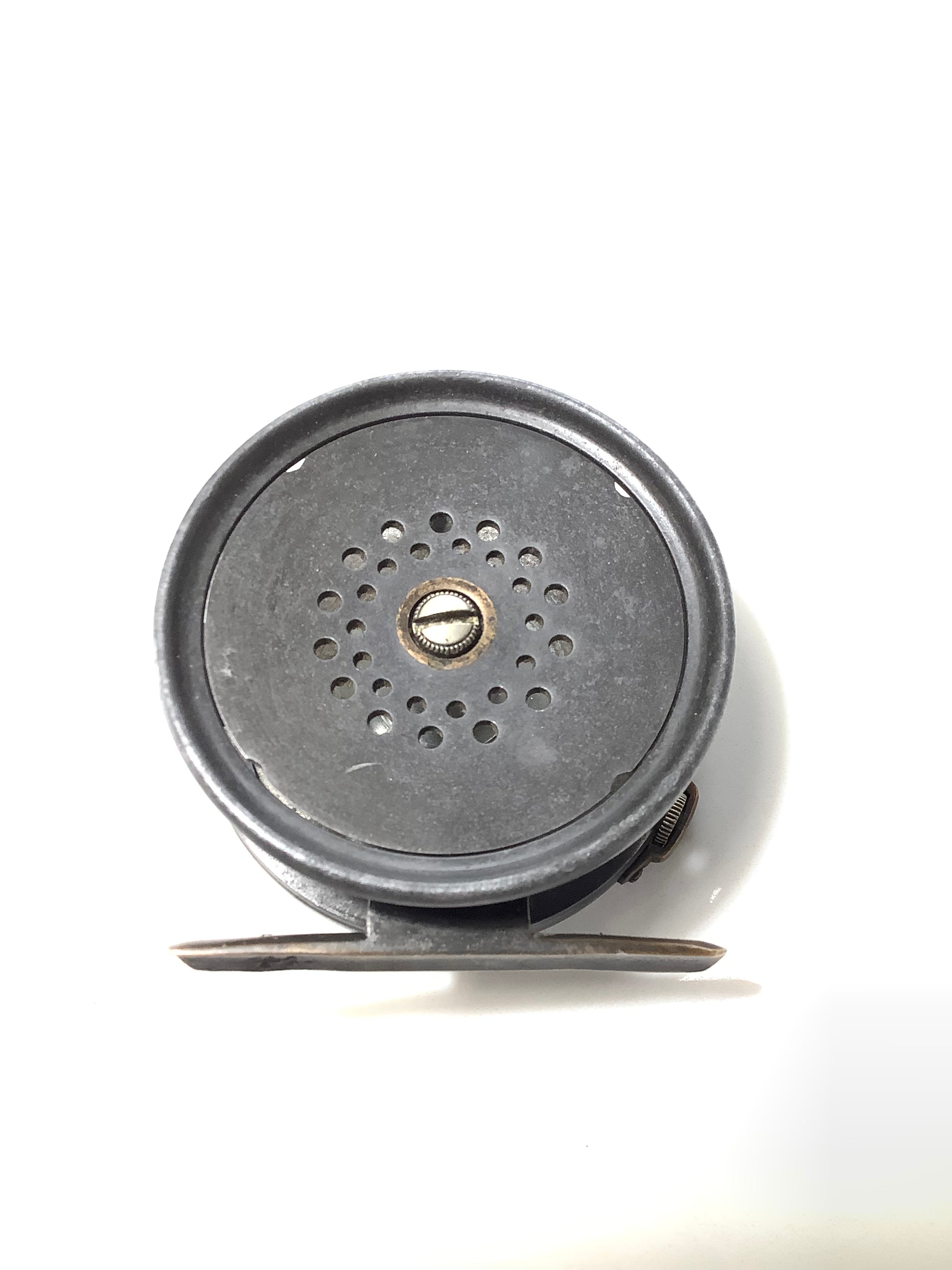 Very Rare 3” HARDY Bros Brass Faced Perfect Fly Reel