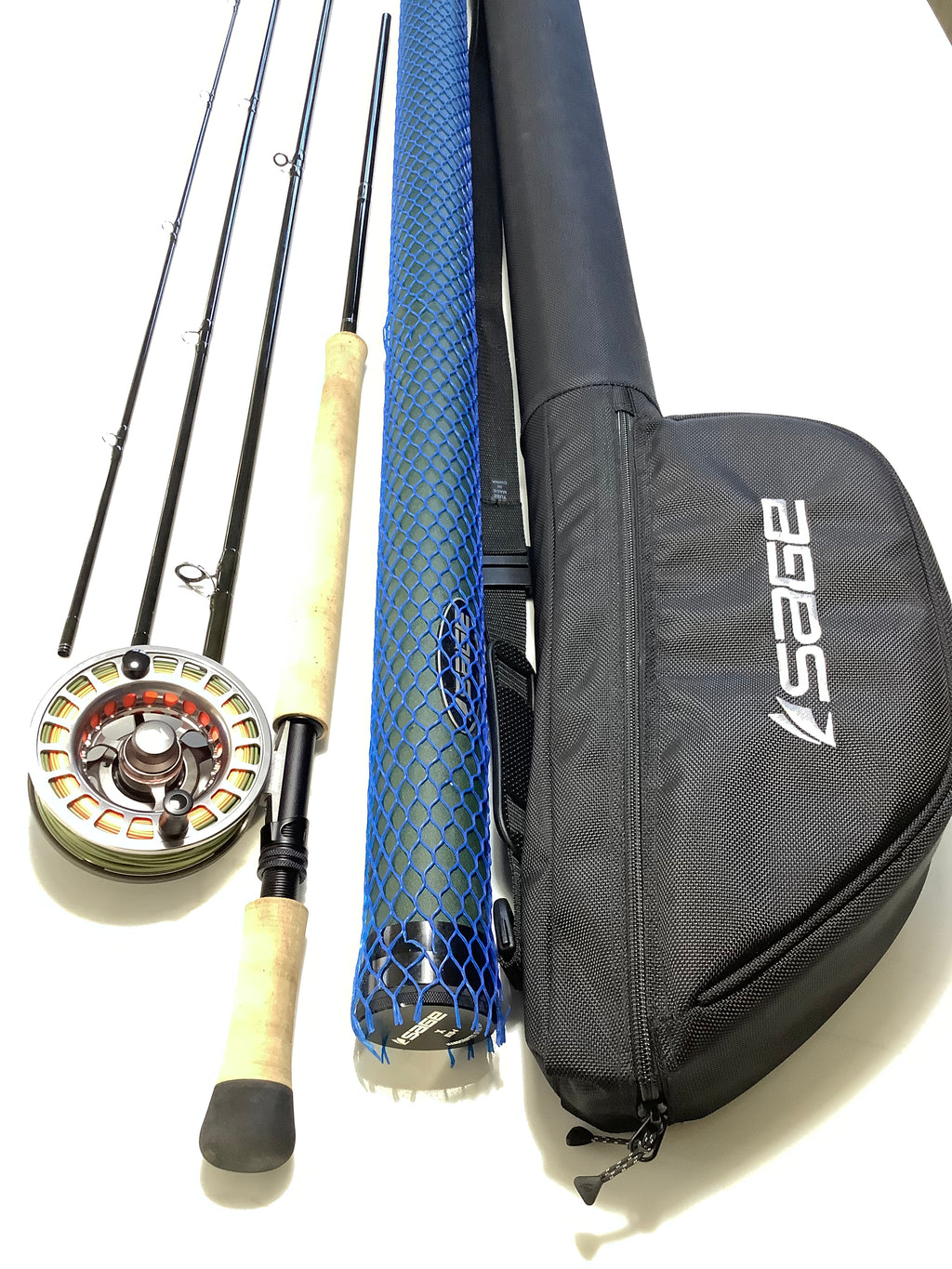 As NEW SAGE X ROD & SPECTRUM REEL OUTFIT, RIO LINE