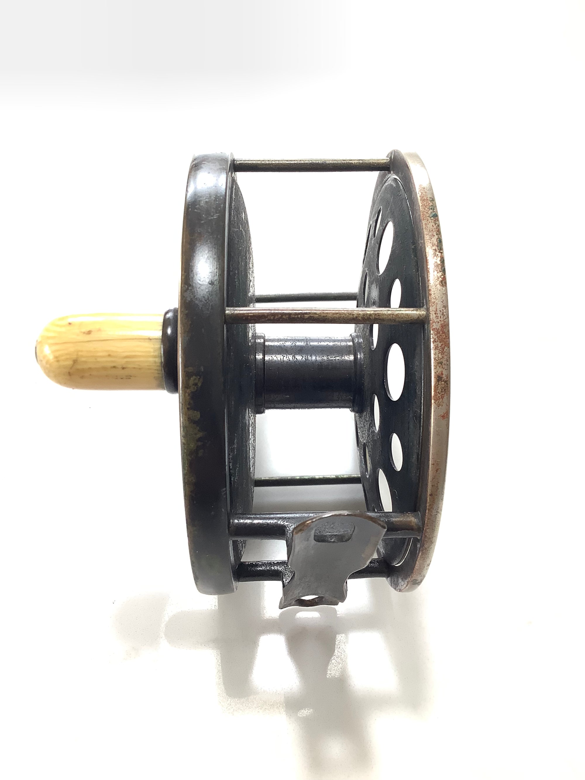 Ultra Rare 1892 Transitional 4 1/2” Hardy Bros Perfect Salmon Fly Reel