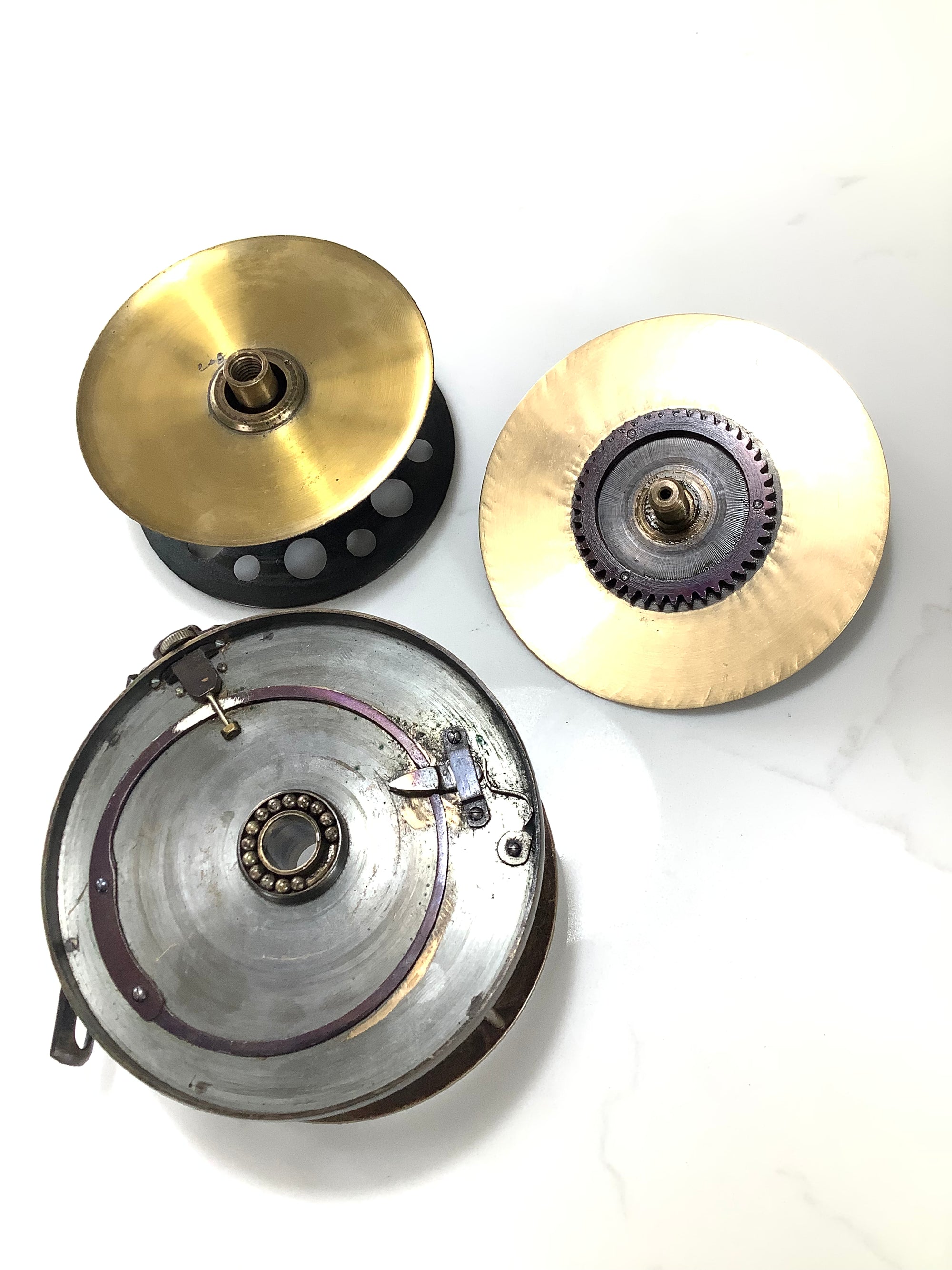 Ultra Rare 1892 Transitional 4 1/2” Hardy Bros Perfect Salmon Fly Reel
