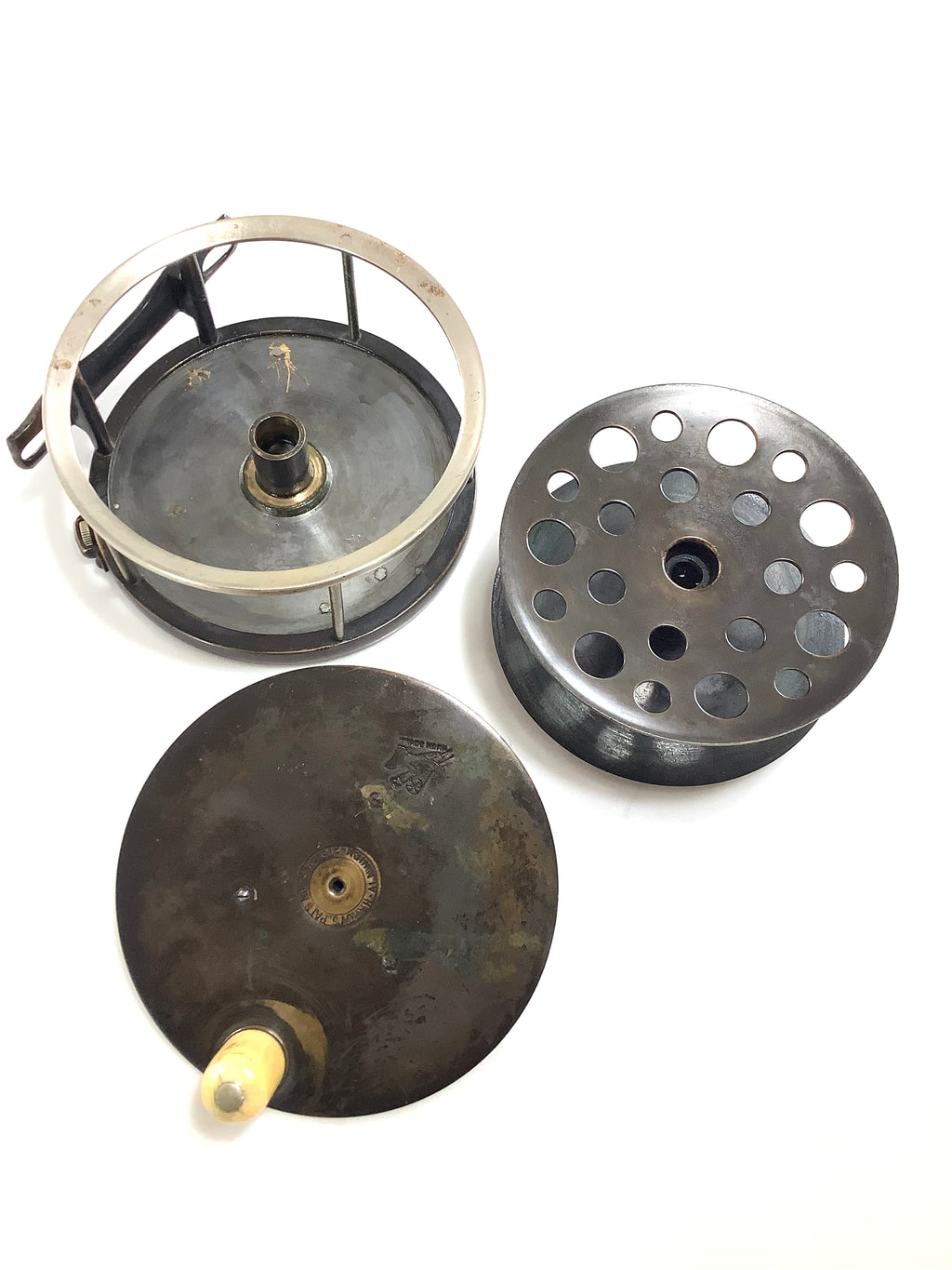 Ultra Rare 1892 Transitional 4 1/2” Hardy Bros Perfect Salmon Fly Reel