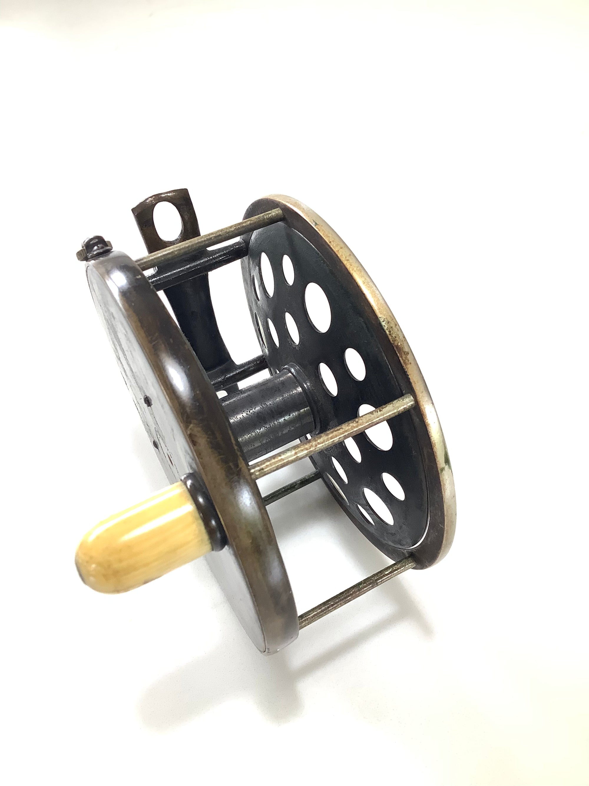 Ultra Rare 1892 Transitional 4 1/2” Hardy Bros Perfect Salmon Fly Reel
