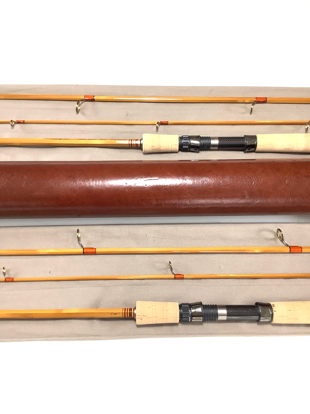 Special Order L.H DESIGN No.1 Pair Built Cane 8ft Casting Rods.