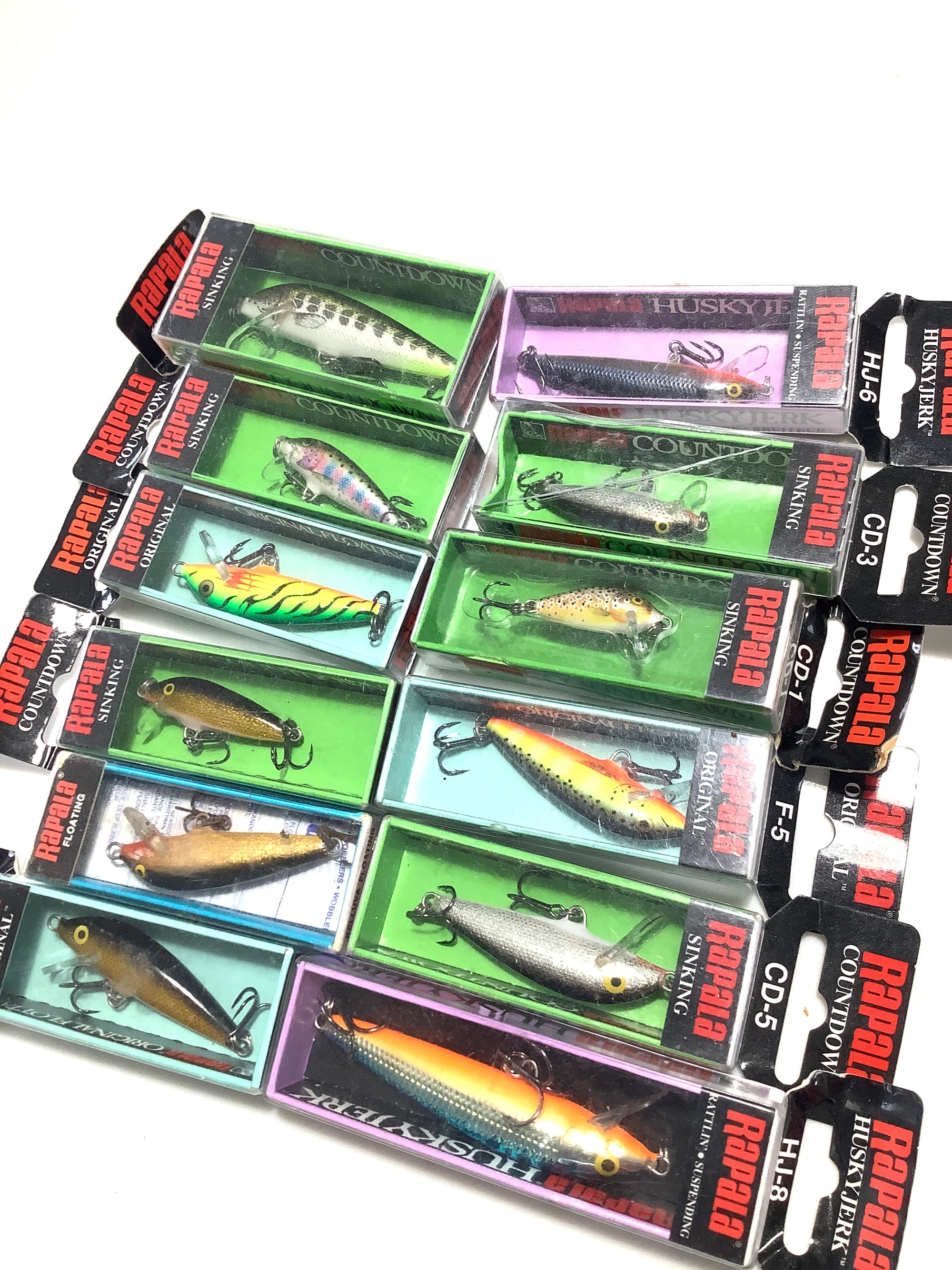 A selection of 12 x New RAPALA lures
