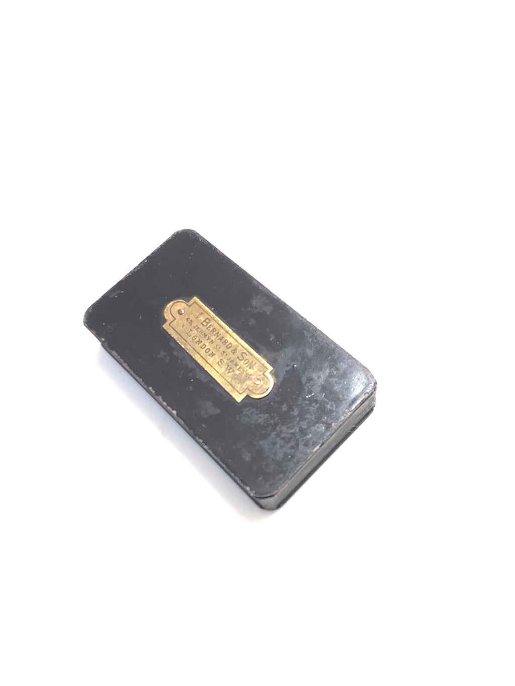 Very Rare Smallest Antique J.BERNARD “ ON VIEW” Pocket Fly Box