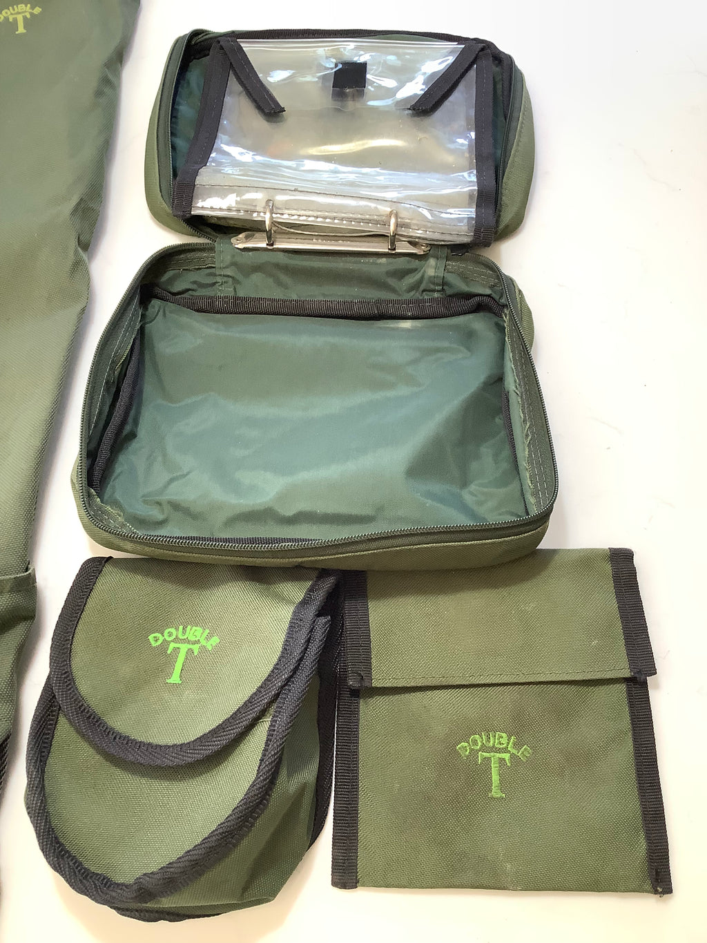 Vintage DOUBLE “ T” Trefor West & Tony Miles Rod Quiver & Wallets