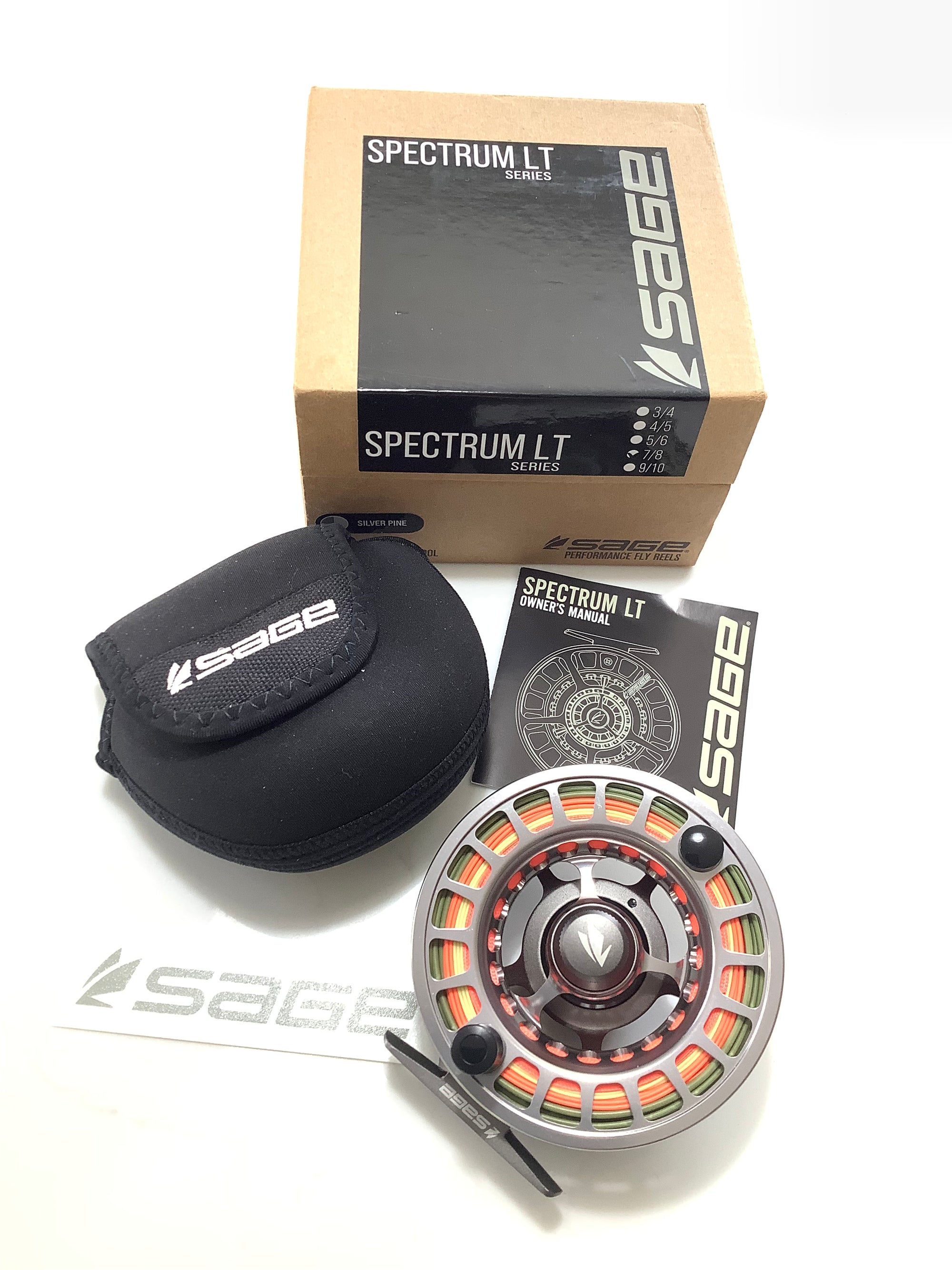New SAGE SPECTRUM LT 7/8 Fly Reel with RIO line