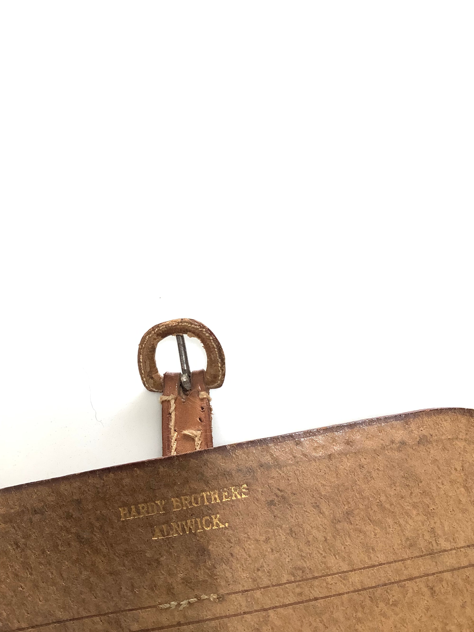 Antique Circa 1900 Leather Salmon/Trout Fly Wallet with Flies