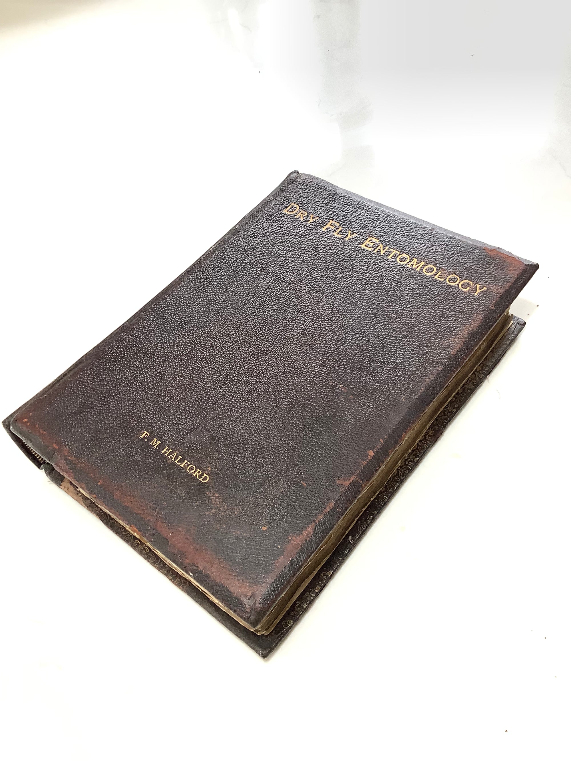 Antique DRY FLY ENTOMOLOGY Limited DE LUXE EDITION By F.M Halford 2 x Vol