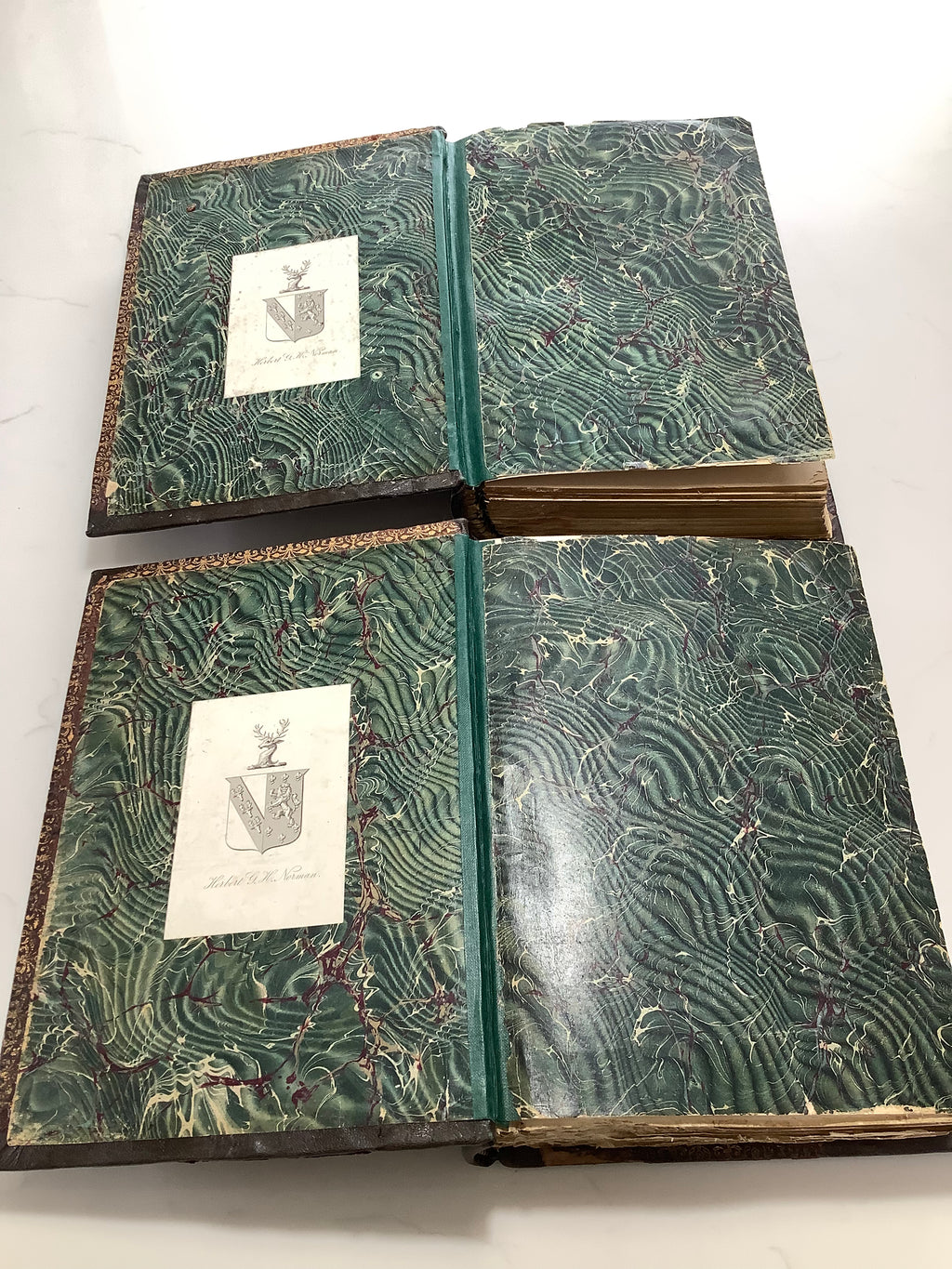 Antique DRY FLY ENTOMOLOGY Limited DE LUXE EDITION By F.M Halford 2 x Vol