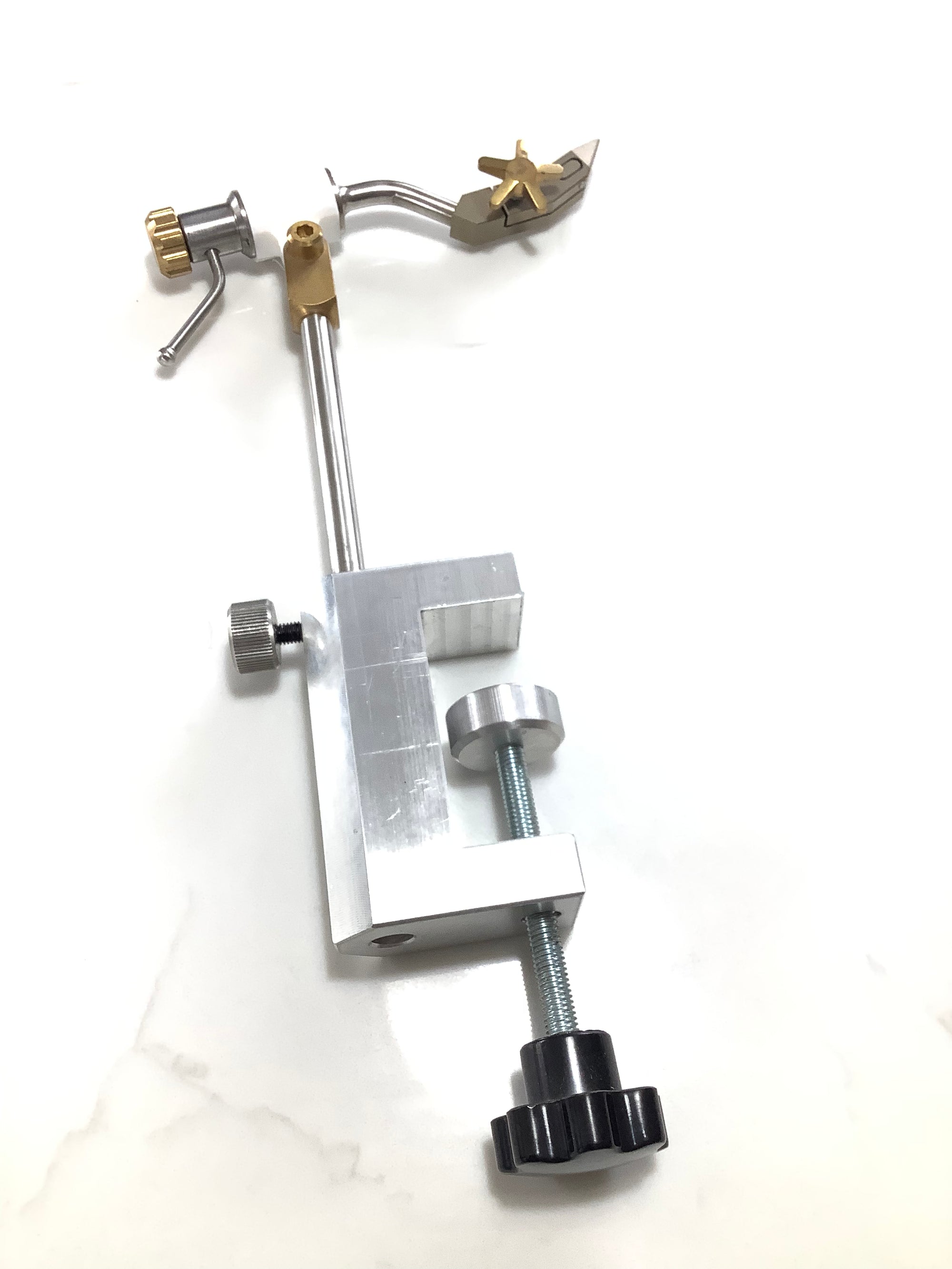 Highest Italian Built Quality LAW style Rotary & Clamp Fly Tying Vice