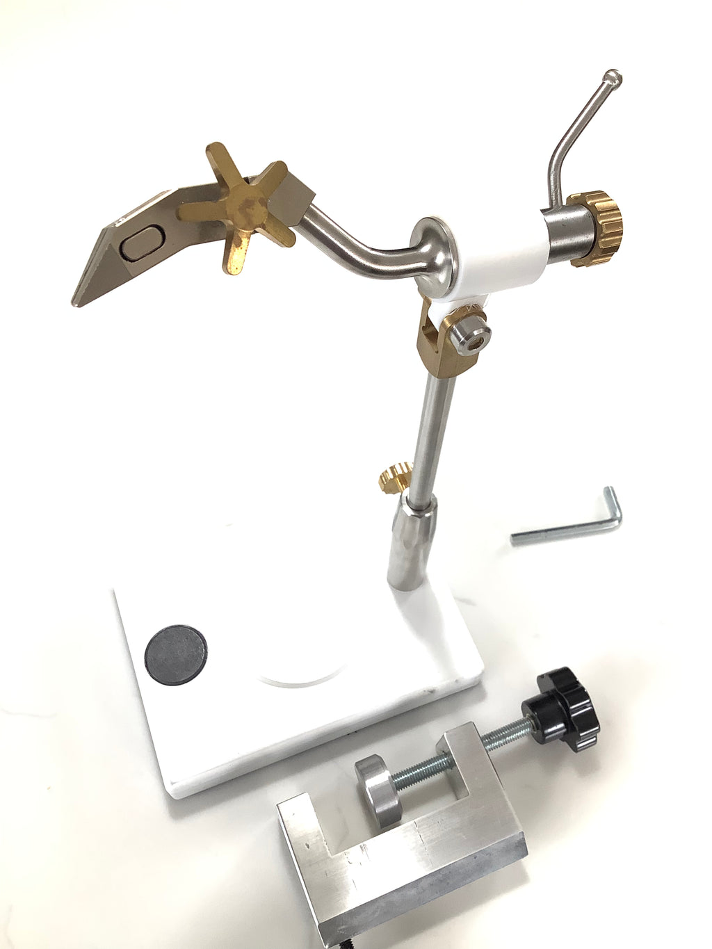 Highest Italian Built Quality LAW style Rotary & Clamp Fly Tying Vice