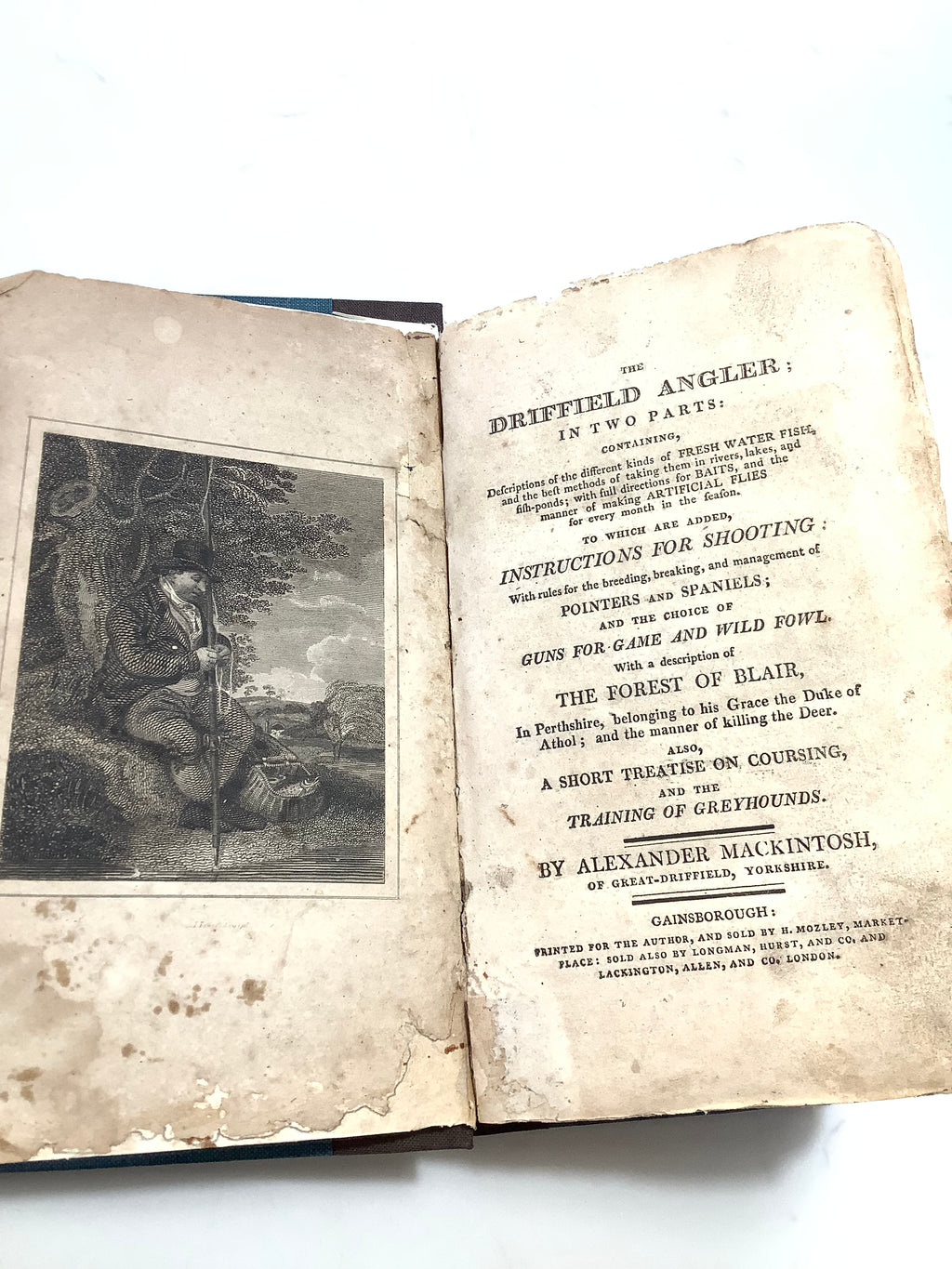 Antique 1806 “ The DRIFFIELD ANGLER” Rare 1st Edition