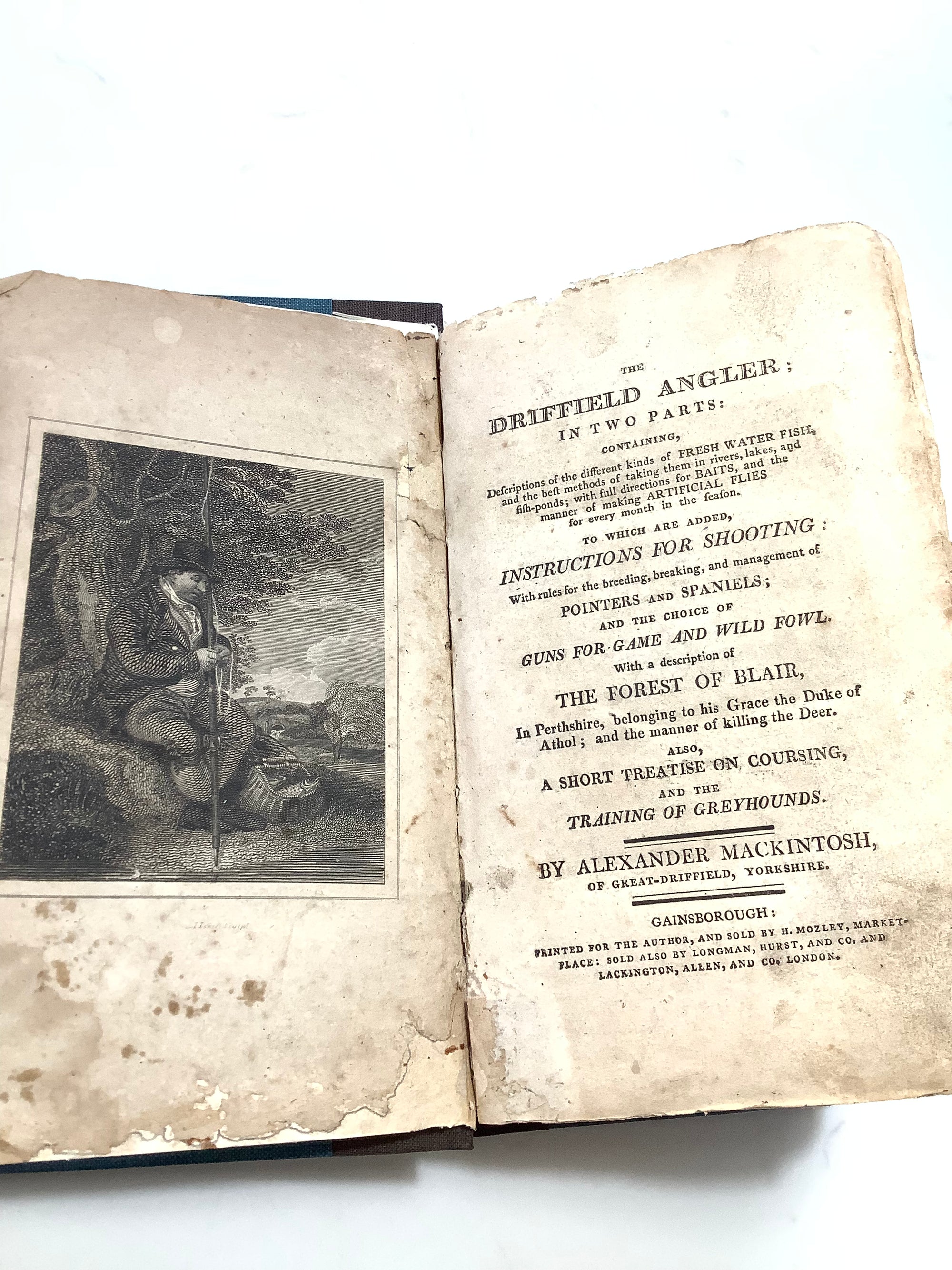 Antique 1806 “ The DRIFFIELD ANGLER” Rare 1st Edition