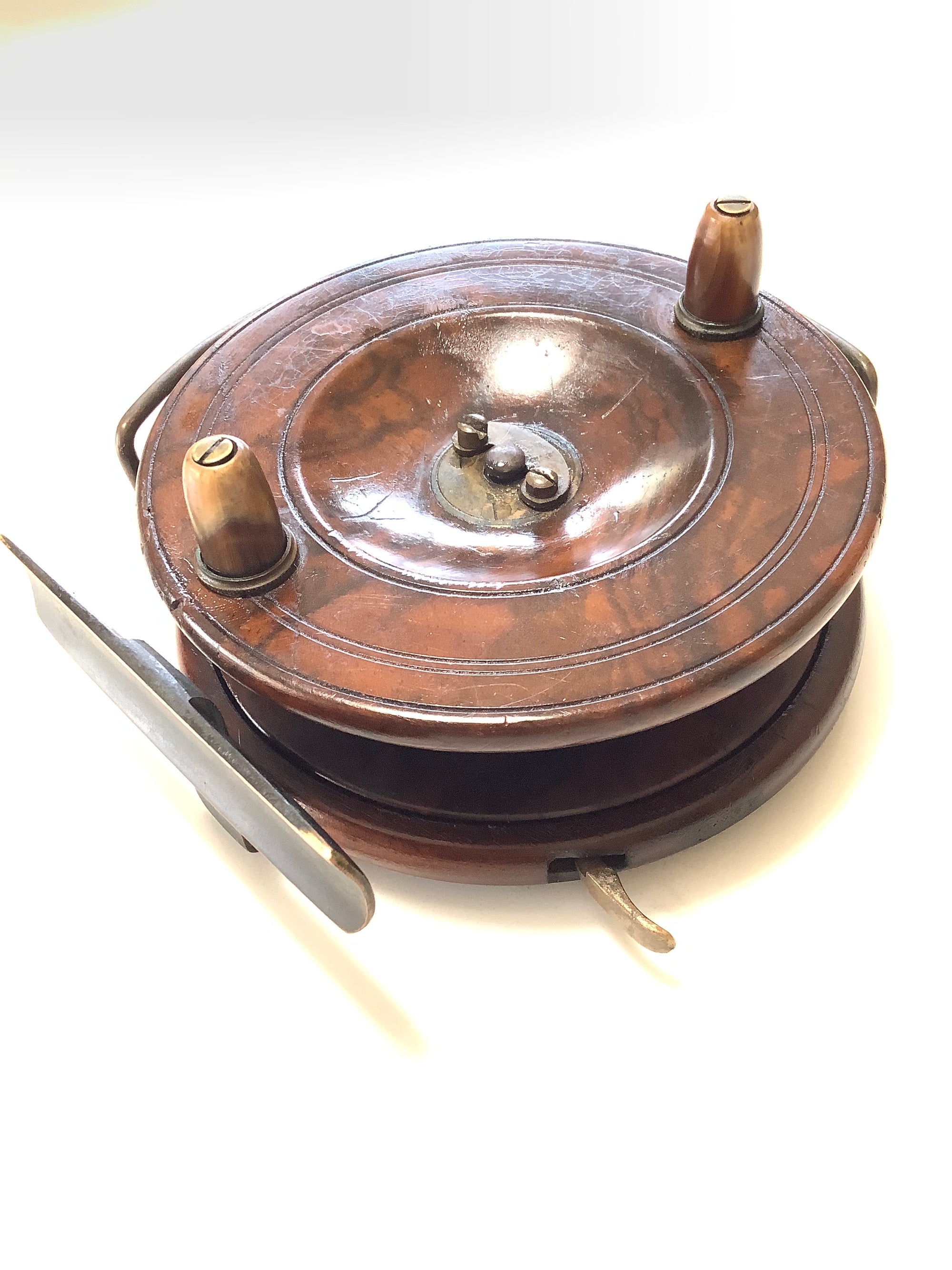 Ultra rare First model Hardy Bros Nottingham ‘Silex’ Action Centrepin c.1896