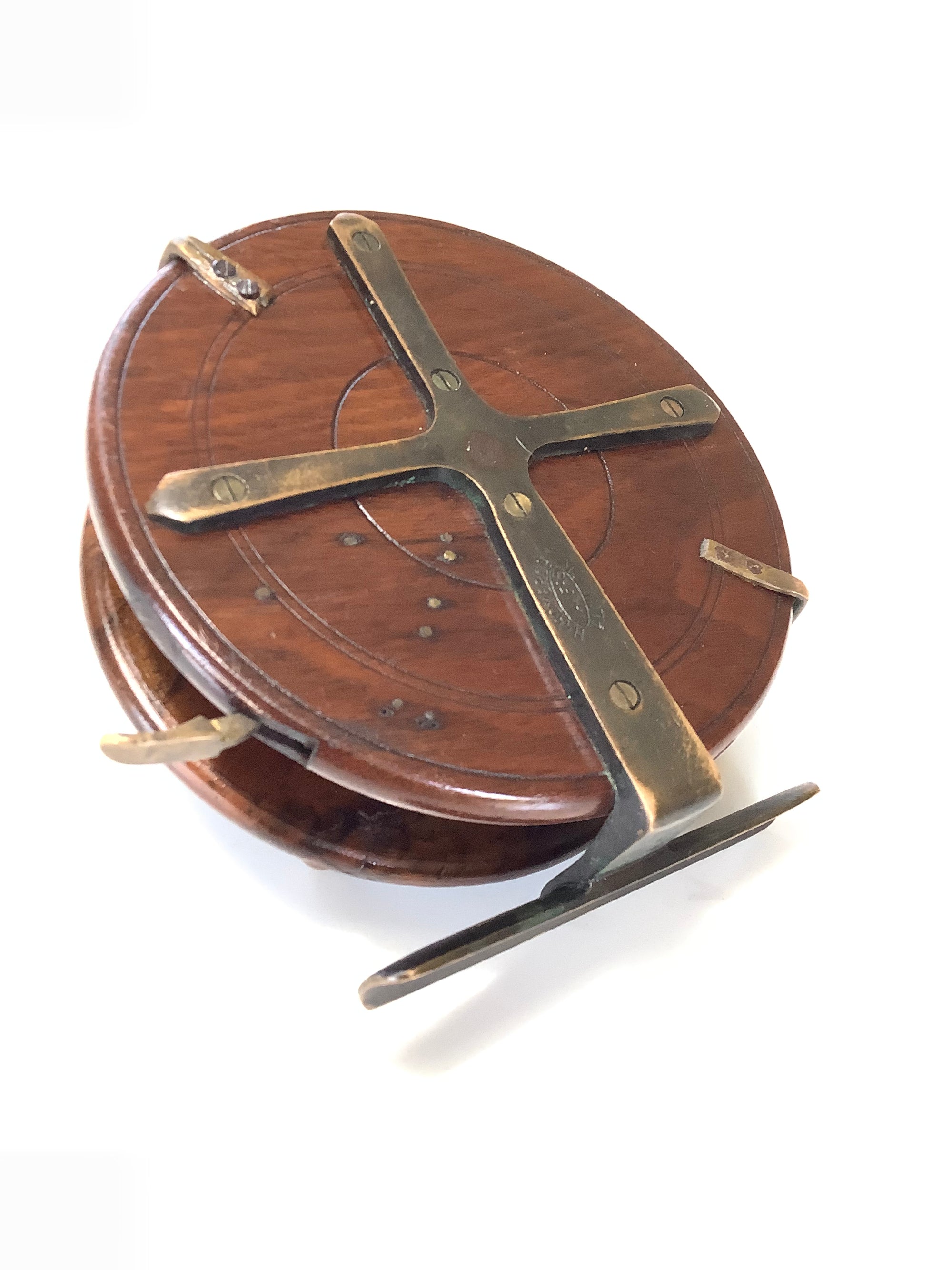 Ultra rare First model Hardy Bros Nottingham ‘Silex’ Action Centrepin c.1896