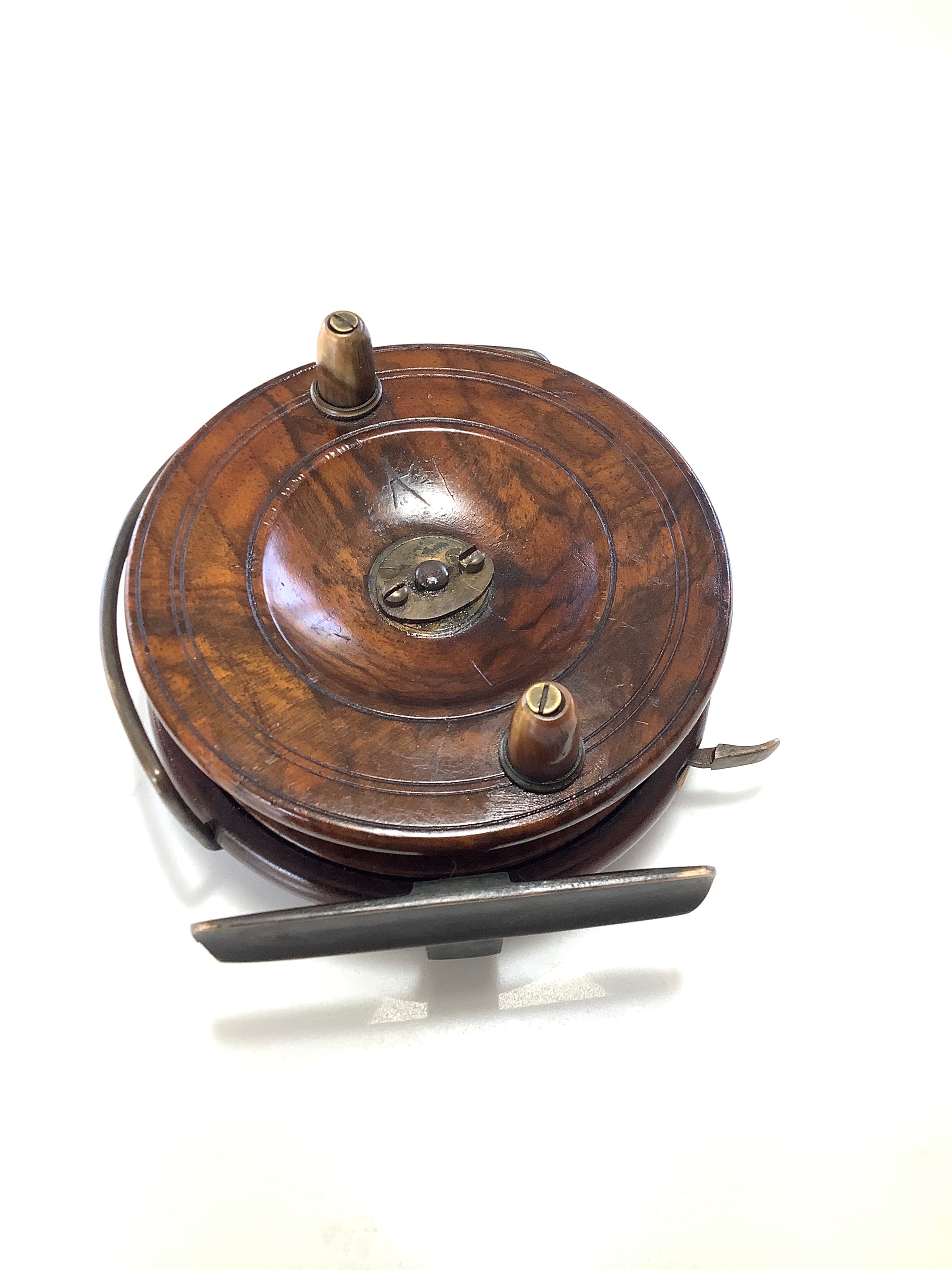 Ultra rare First model Hardy Bros Nottingham ‘Silex’ Action Centrepin c.1896