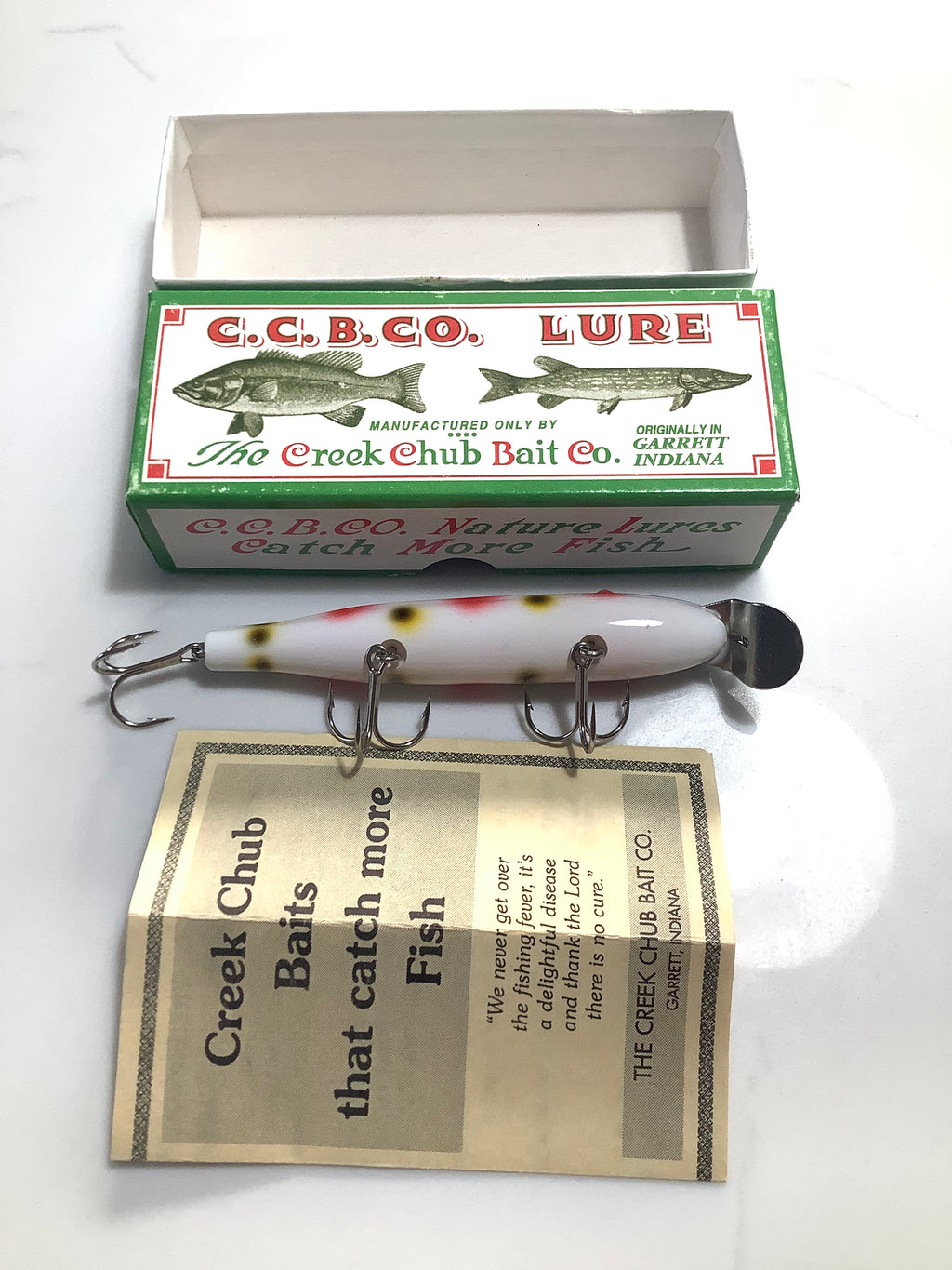 Vintage Boxed Creek Chub Bait Co & Heddon Lure Baits