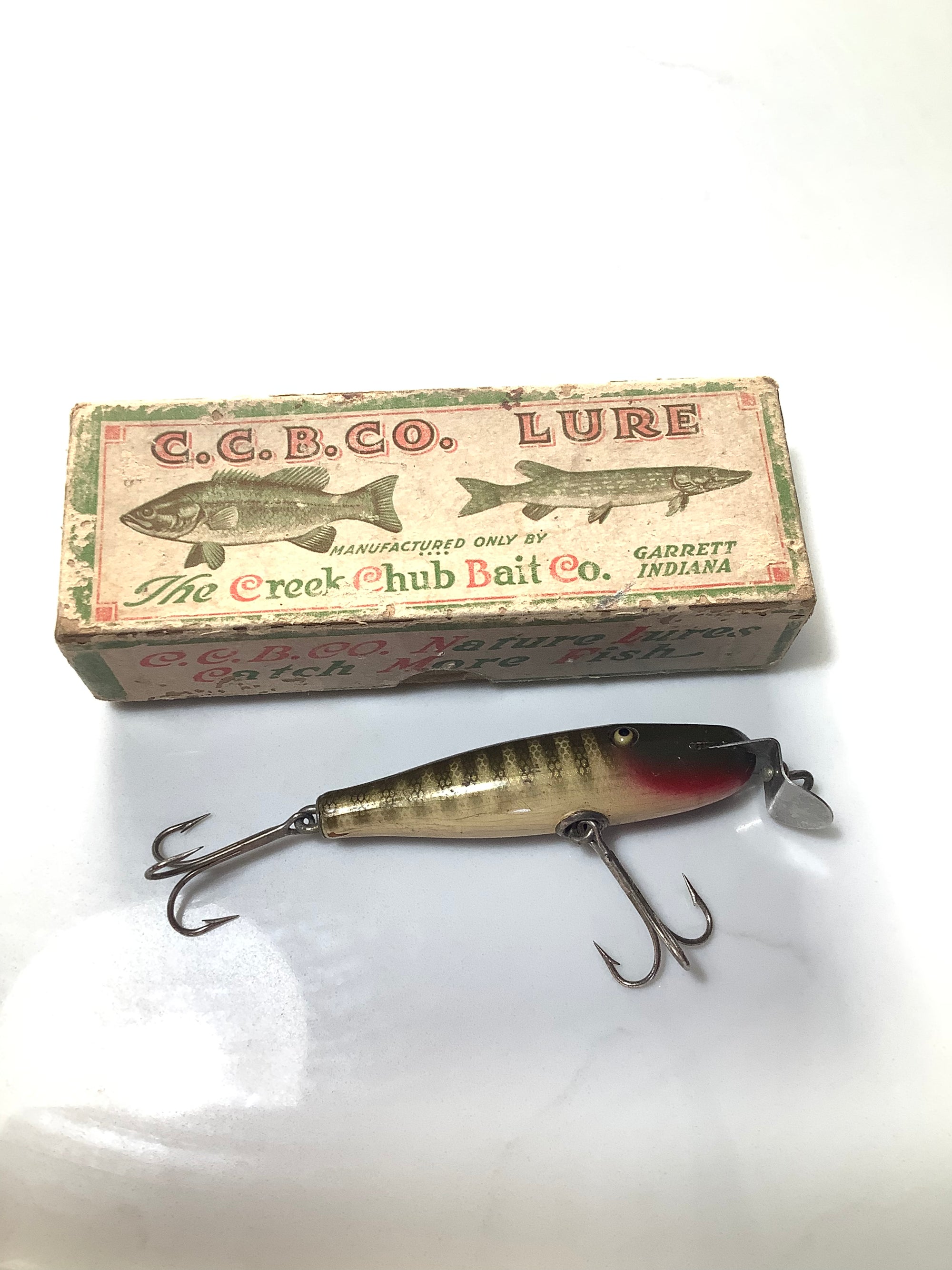 Vintage Boxed Creek Chub Bait Co & Heddon Lure Baits