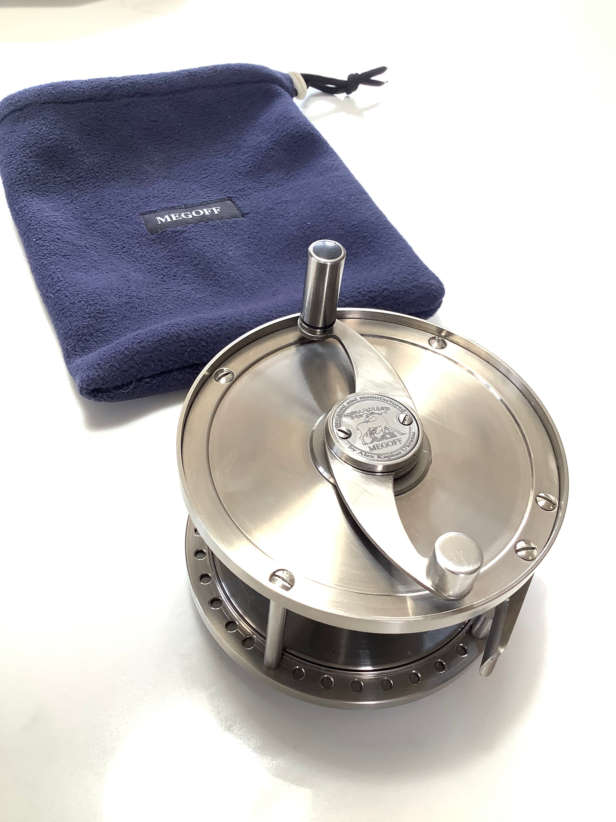 Rare MEGOFF Titanium CLASSIC Ti DD #10/12 Fly Reel