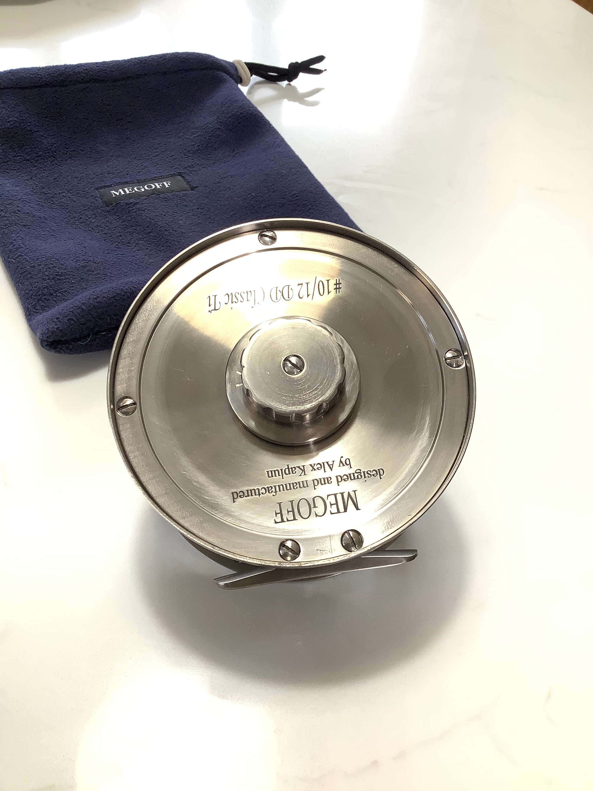 Rare MEGOFF Titanium CLASSIC Ti DD #10/12 Fly Reel