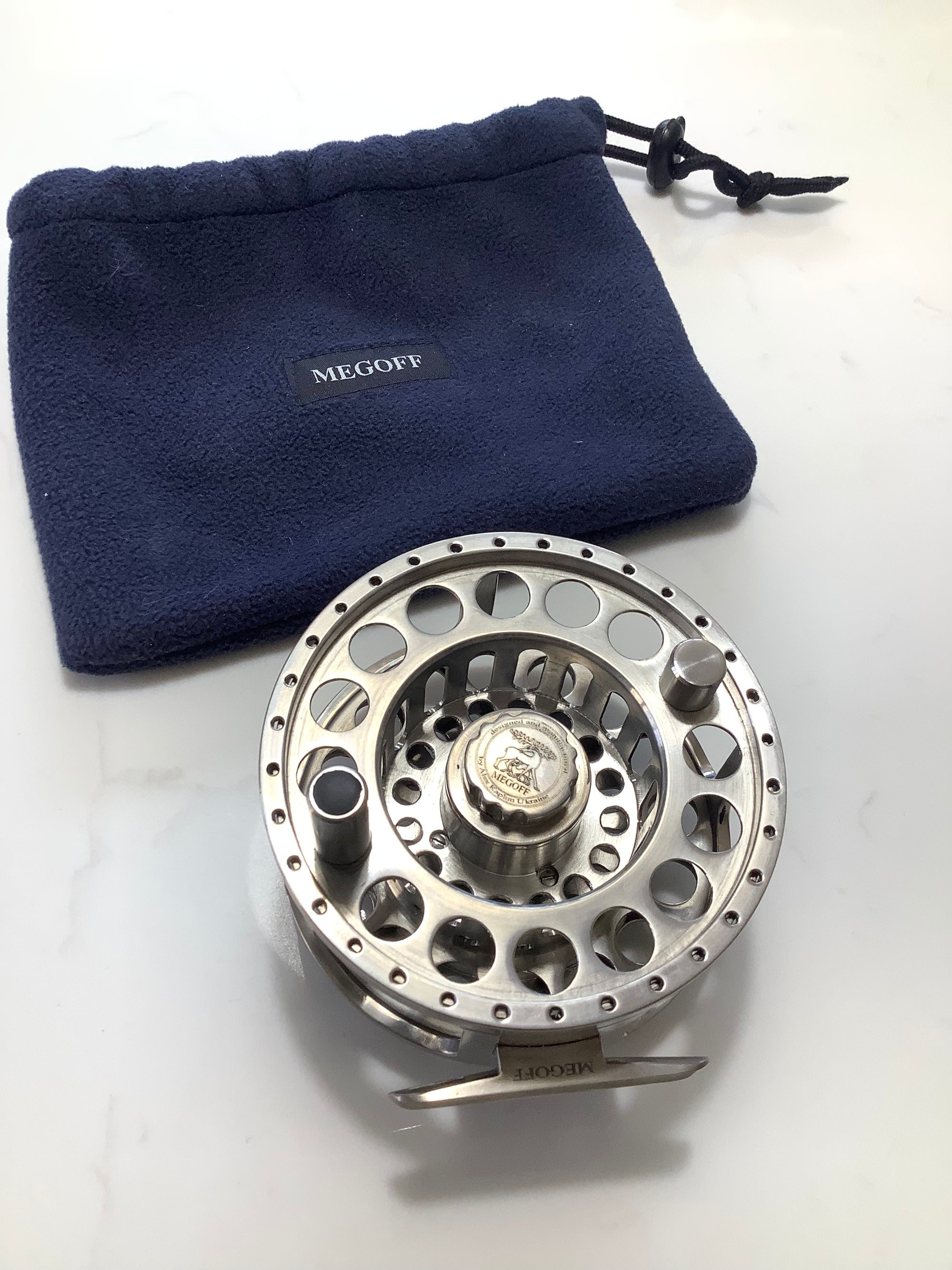 Rare MEGOFF Titanium MDS 1012 DD LA Ti Fly Reel