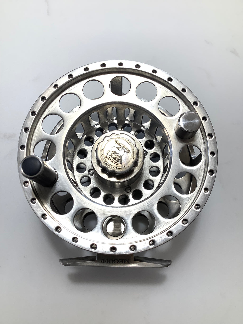 Rare MEGOFF Titanium MDS 1012 DD LA Ti Fly Reel