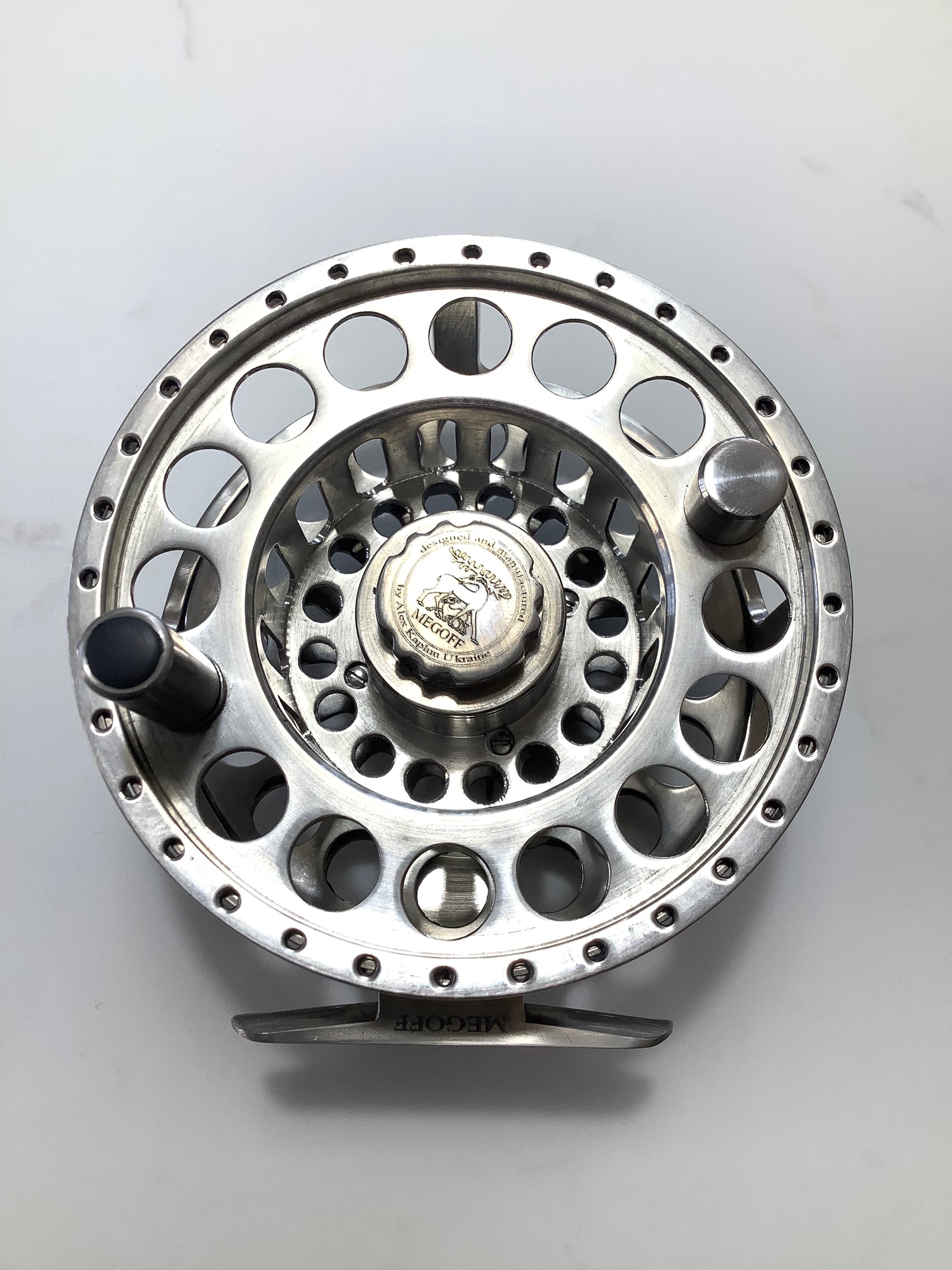 Rare MEGOFF Titanium MDS 1012 DD LA Ti Fly Reel