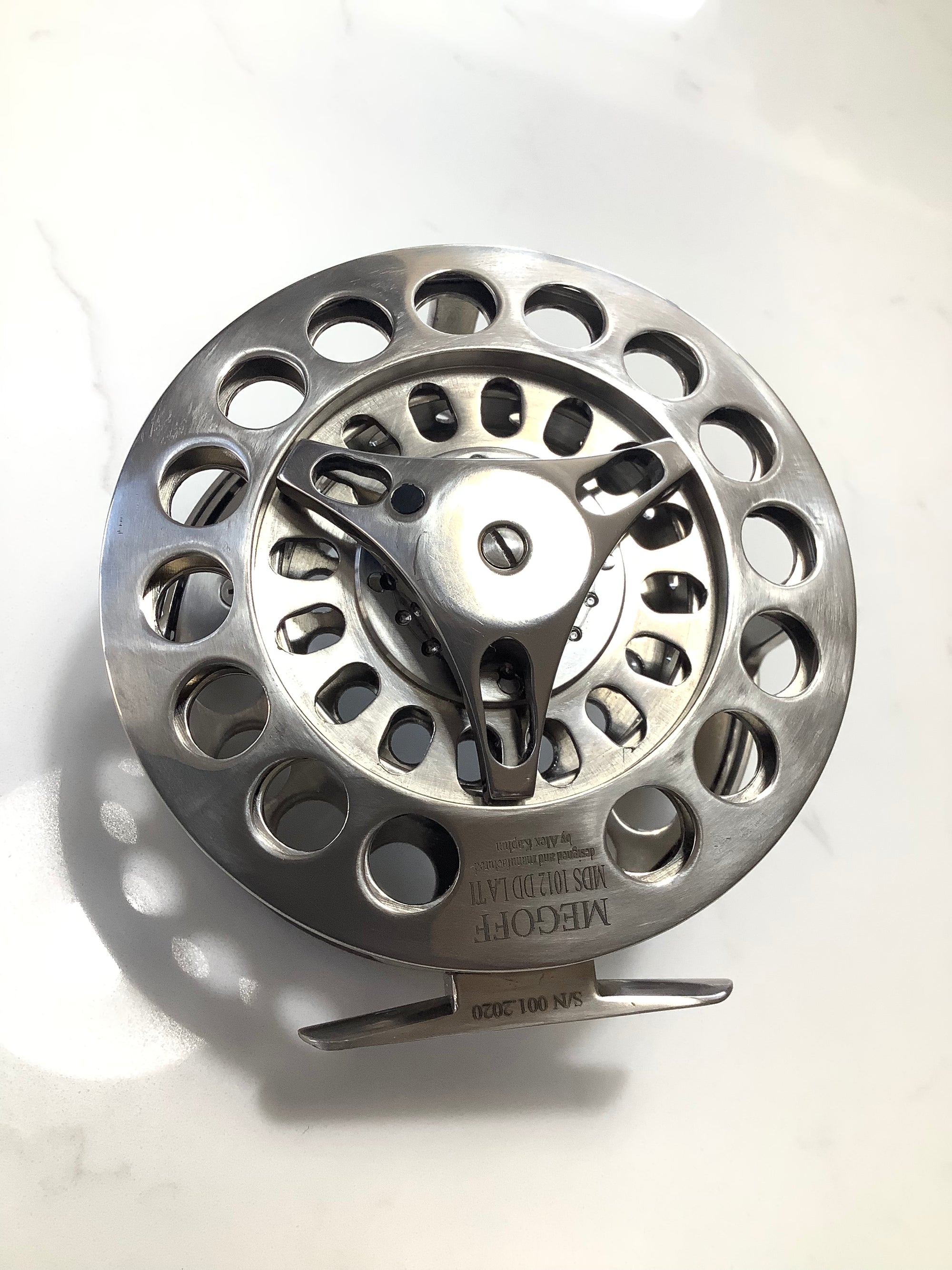 Rare MEGOFF Titanium MDS 1012 DD LA Ti Fly Reel