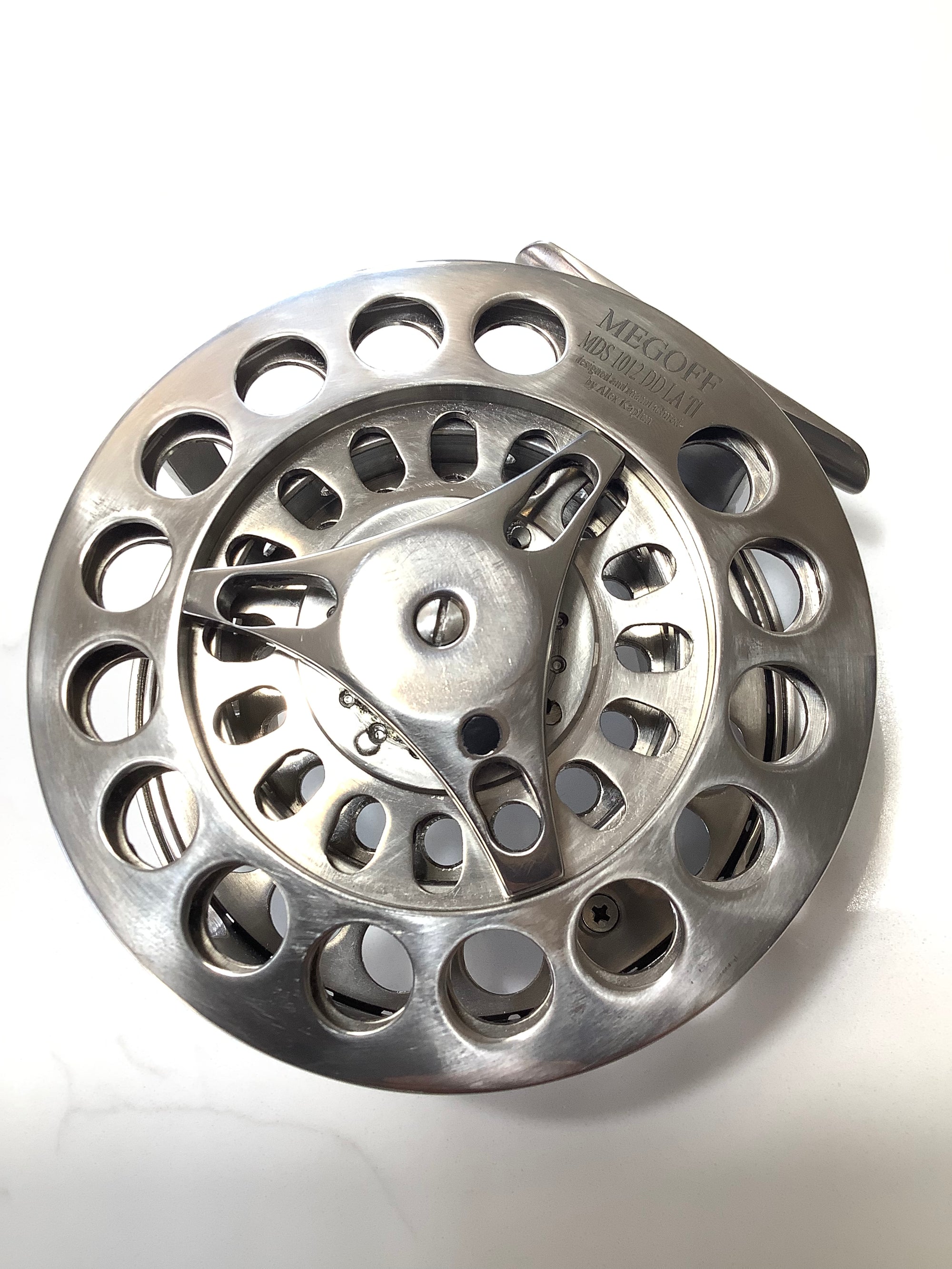 Rare MEGOFF Titanium MDS 1012 DD LA Ti Fly Reel