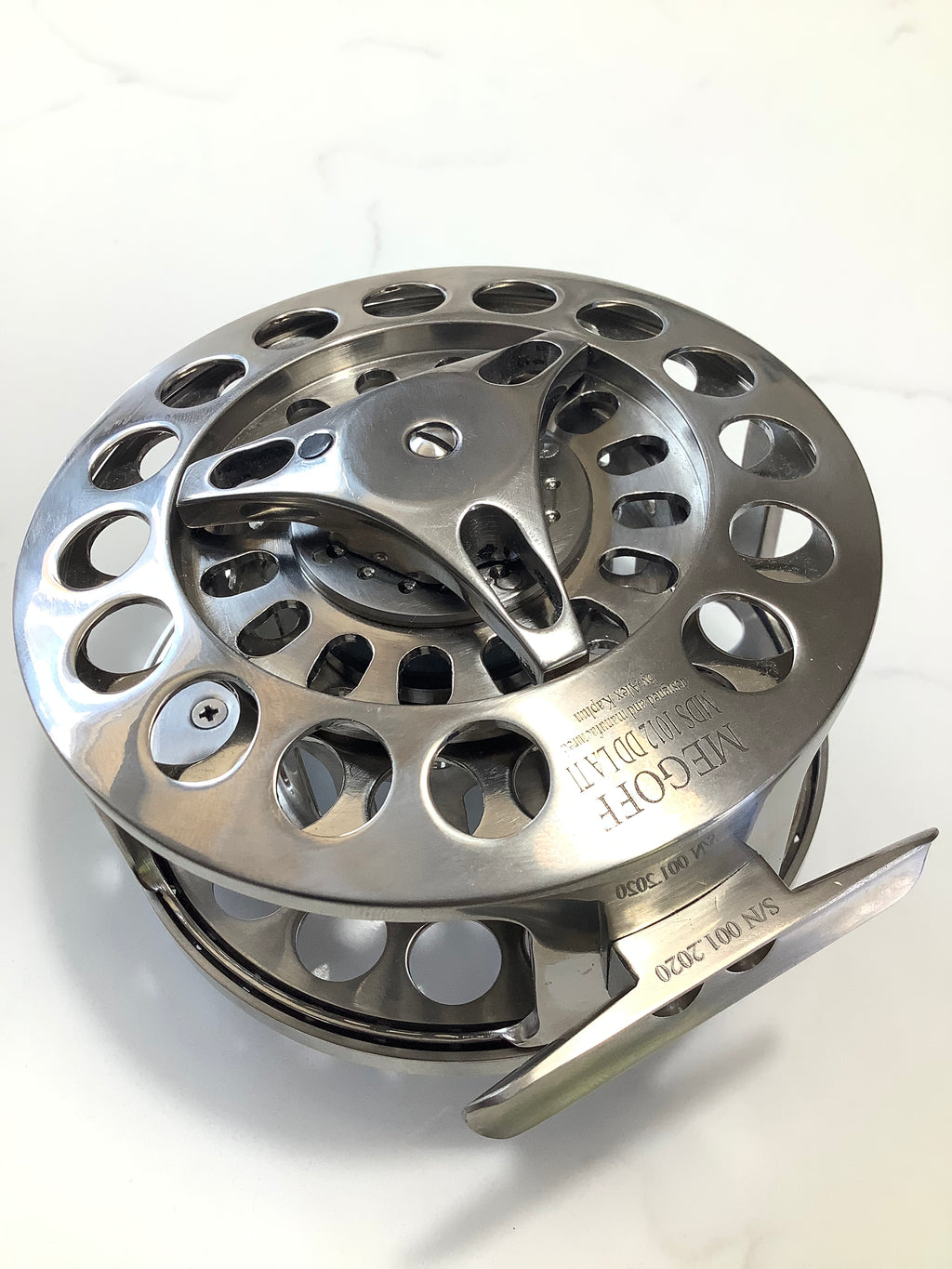 Rare MEGOFF Titanium MDS 1012 DD LA Ti Fly Reel