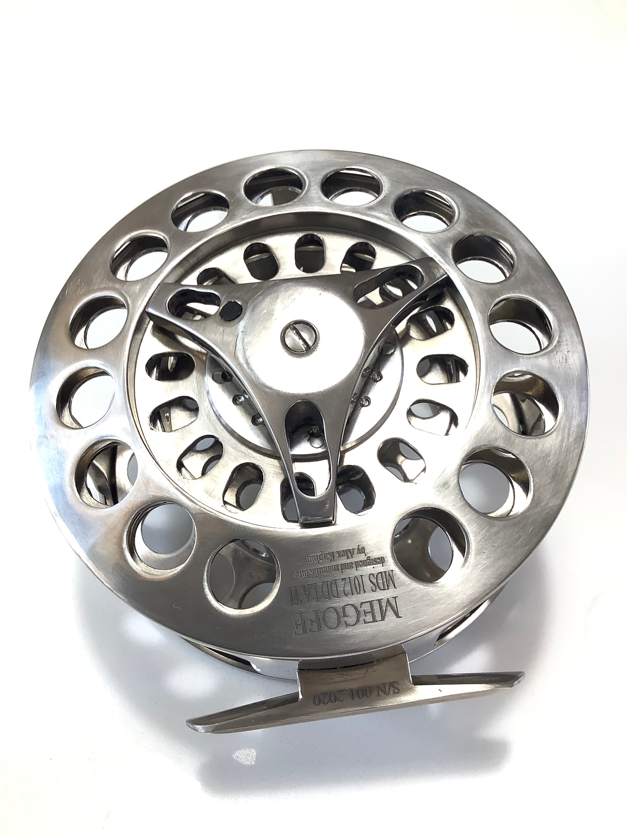 Rare MEGOFF Titanium MDS 1012 DD LA Ti Fly Reel