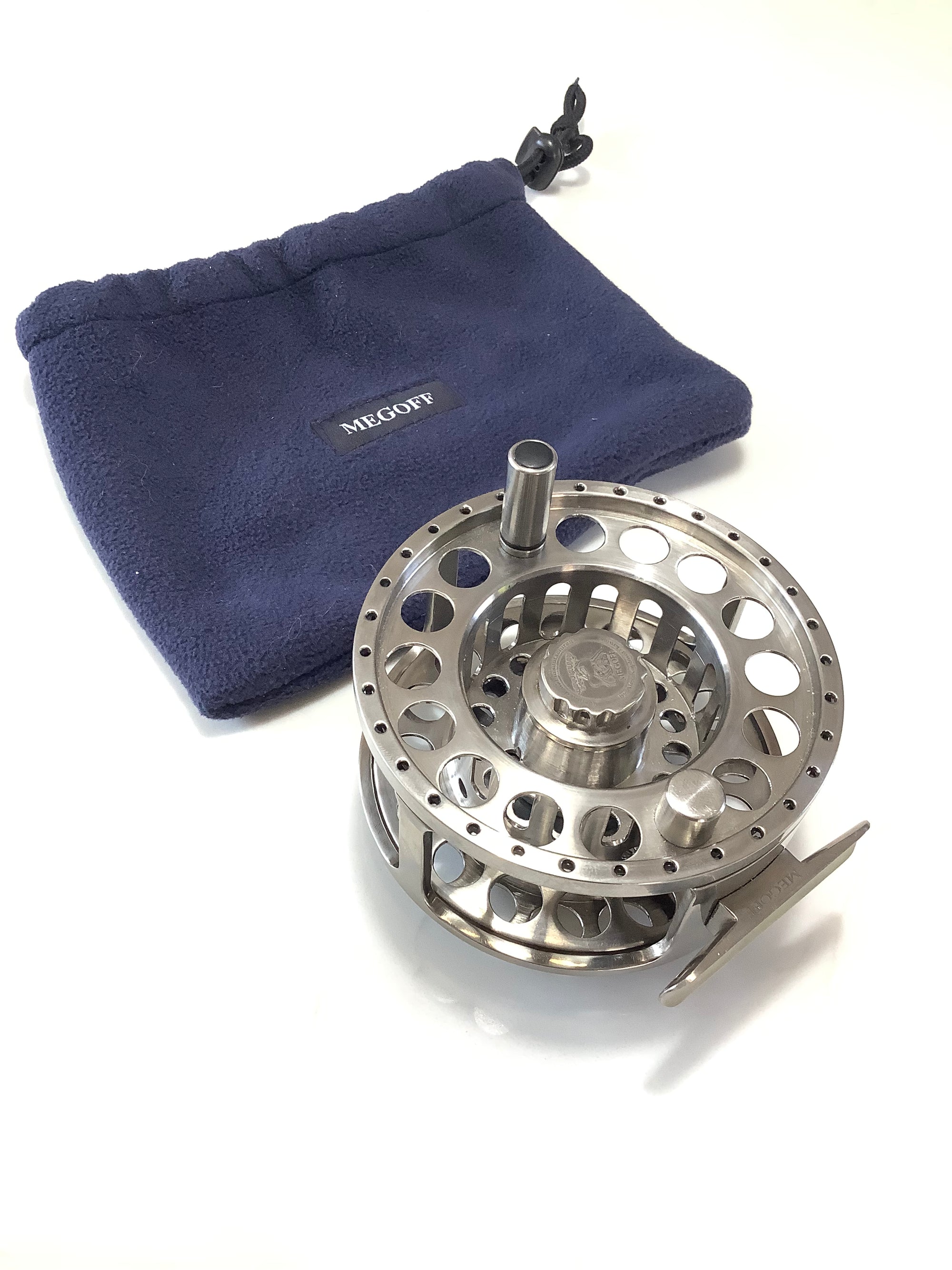 Rare MEGOFF Titanium MDS 1012 DD LA Ti Fly Reel