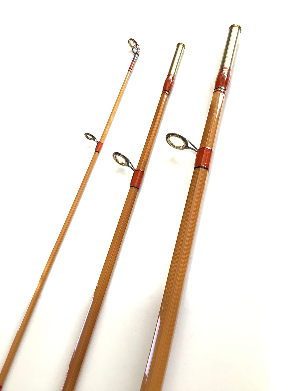 Rare L.H DESIGN Travel Built Cane Casting Rod